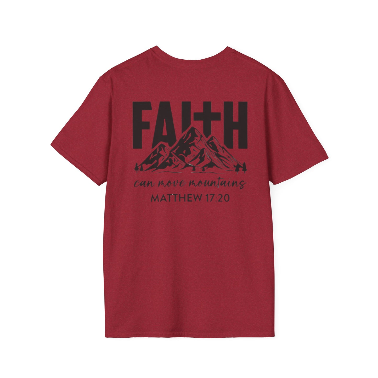 Faith-Inspired Unisex T-Shirt - Motivational Tee - Faith Can Move Mountains