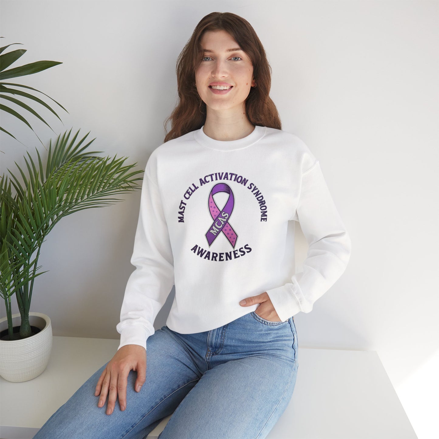 Mast Cell Activation Syndrome Awareness Crewneck Sweatshirt