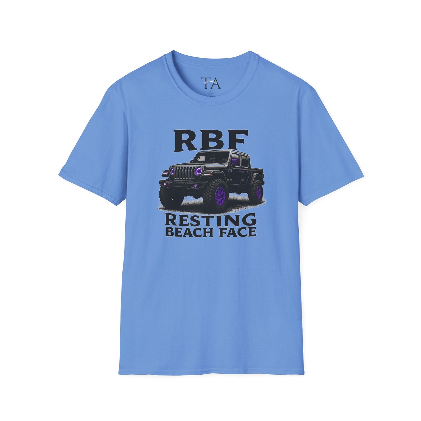 Resting Beach Face T-Shirt | Unisex Tee for Beach Lovers