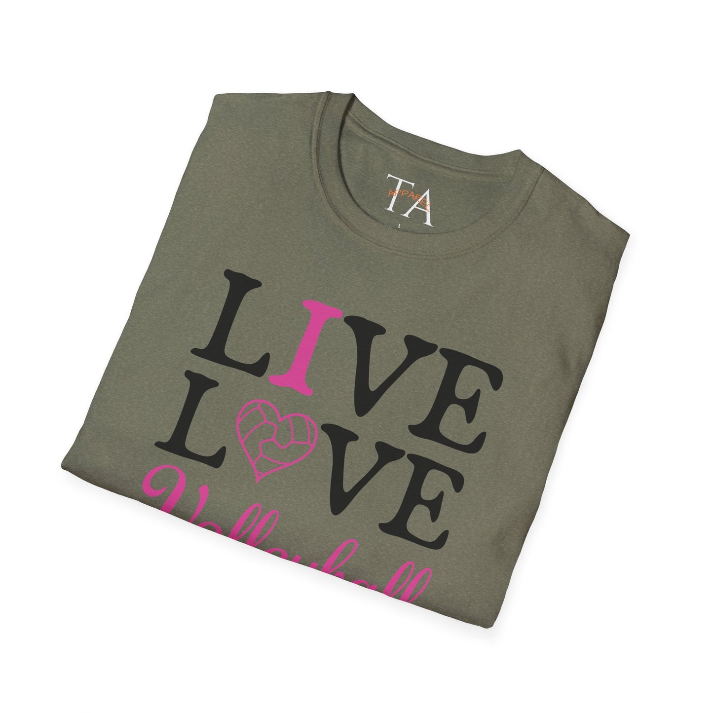 Volleyball T-Shirt - I love Volleyball design