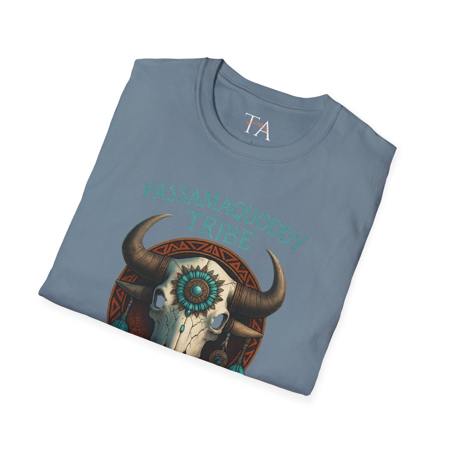 Tribal Graphic T-Shirt - Passamaquoddy Tribe Design, Gift for Adventurers
