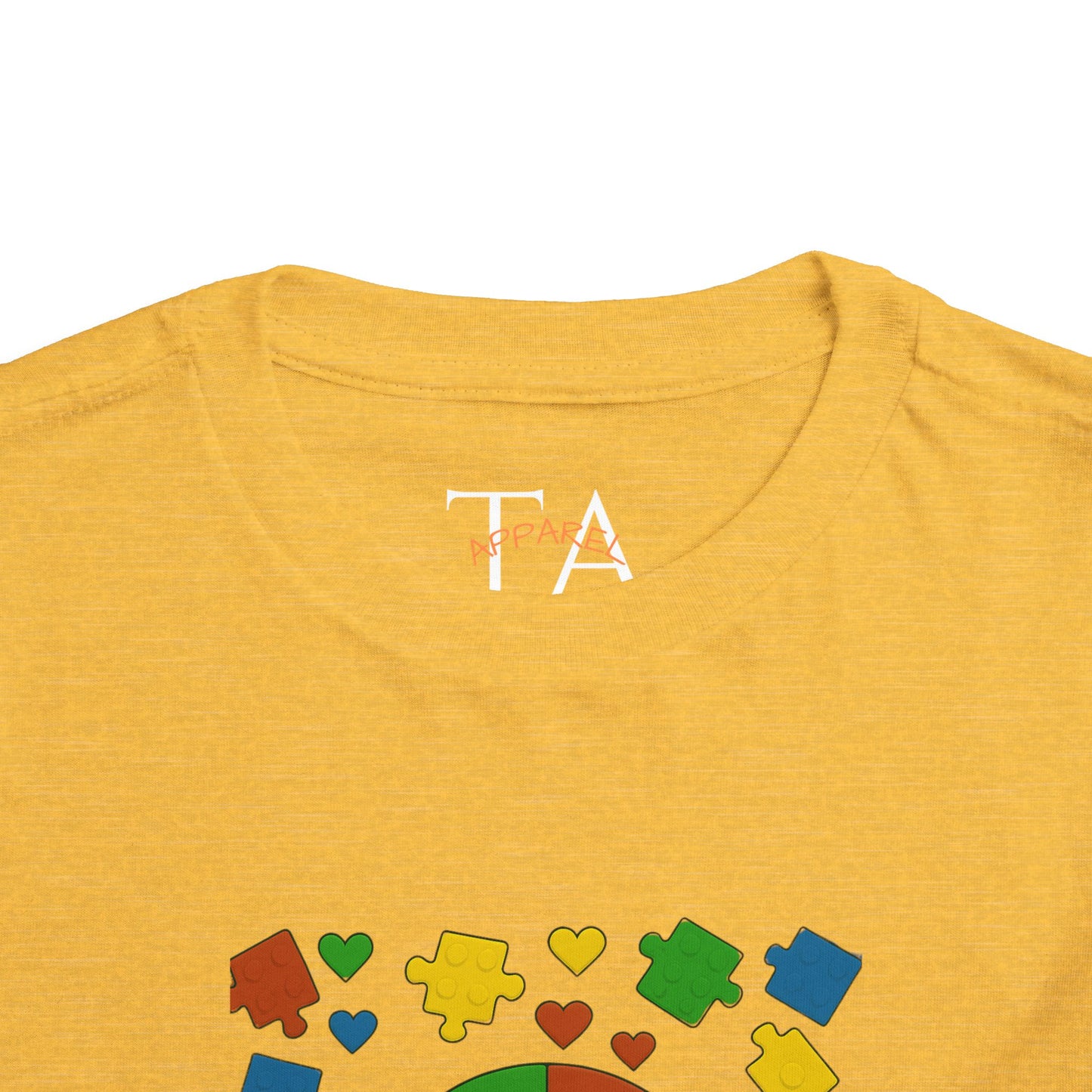Autism Inspirational Tee - 'Fearfully and Wonderfully Made' - Toddler T-Shirt -  Cute Gift for Kids, Baby Shower, Religious Celebrations