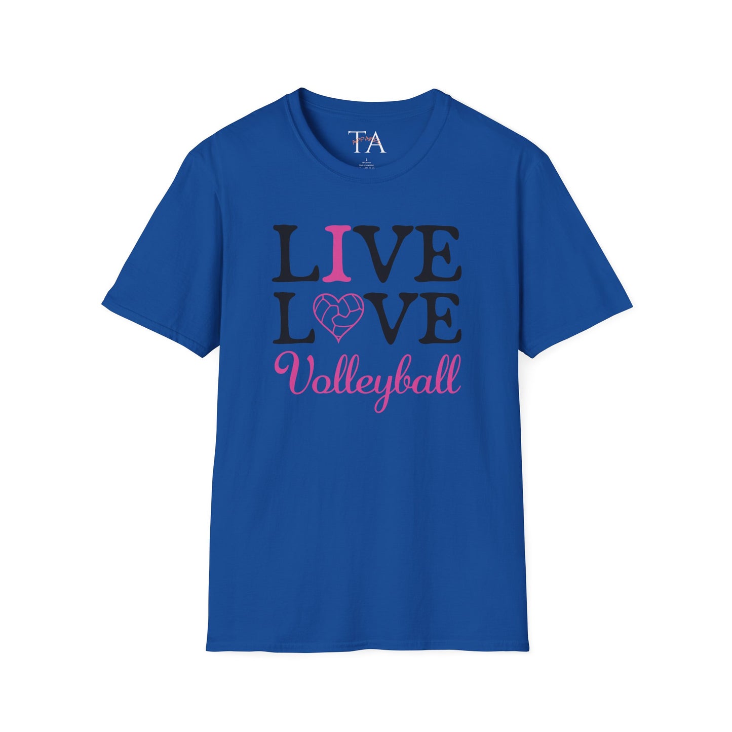Volleyball T-Shirt - I love Volleyball design