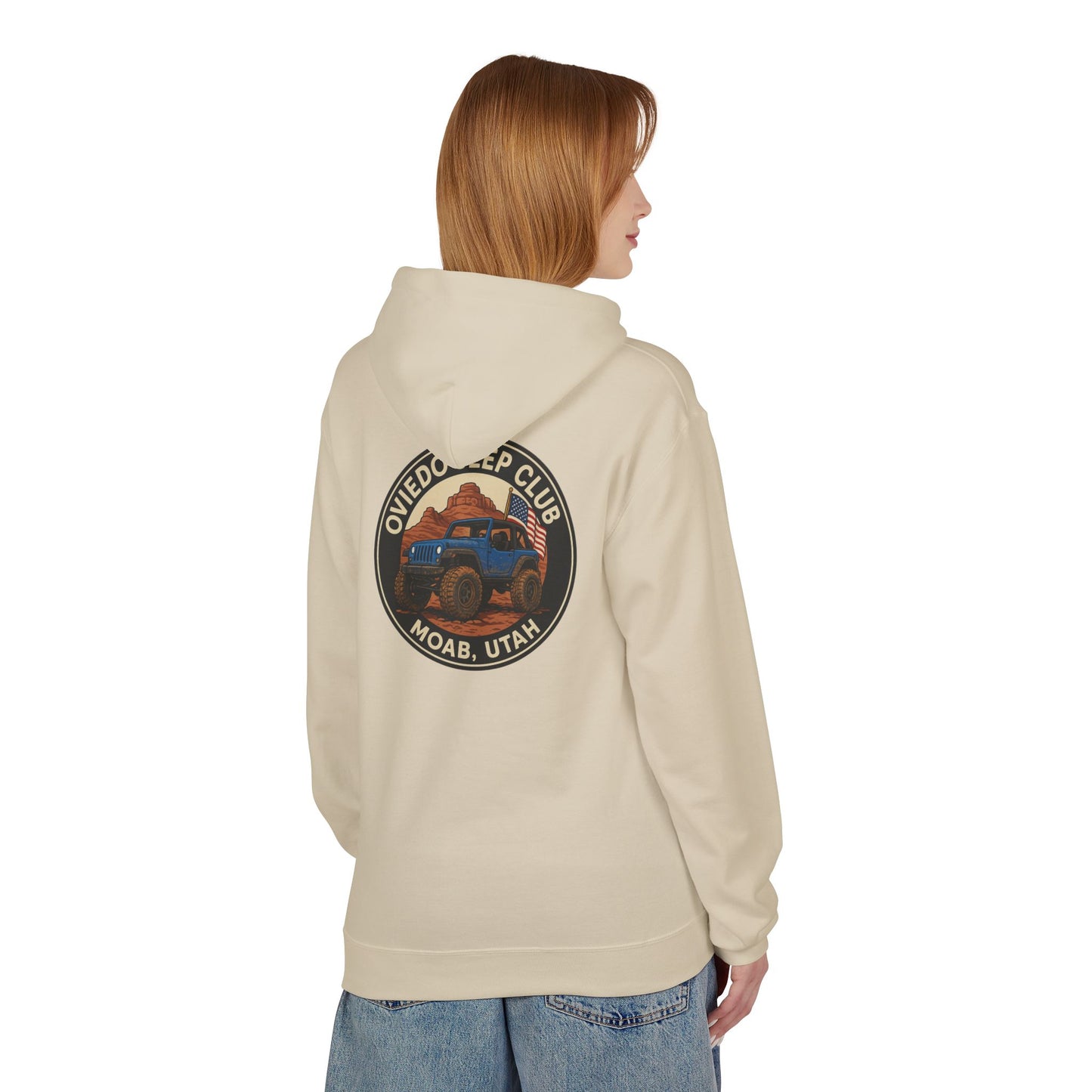 Oviedo Jeep Club Adventure Fleece Hoodie - Oviedo Jeep Club Outdoor Apparel for Jeep Lovers