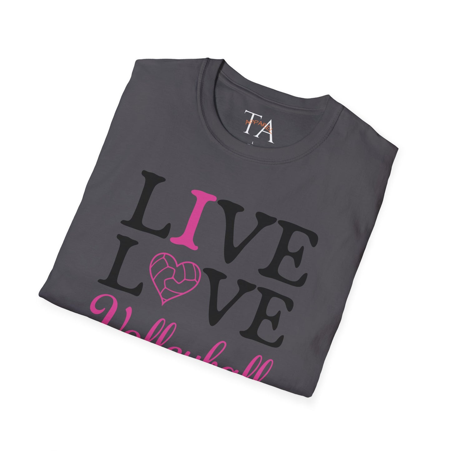 Volleyball T-Shirt - I love Volleyball design
