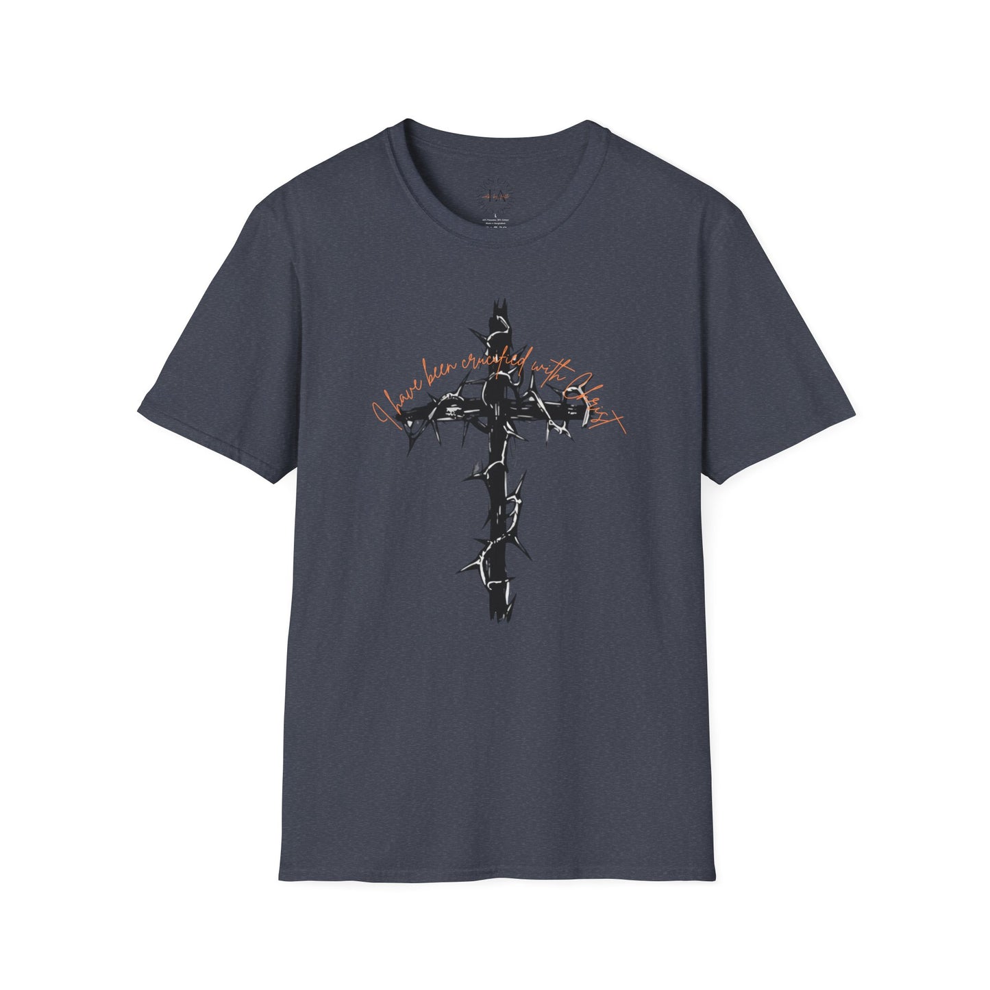 Faith Inspired Christian Cross Unisex T-Shirt - 'I Have Been Crucified with Christ' Design