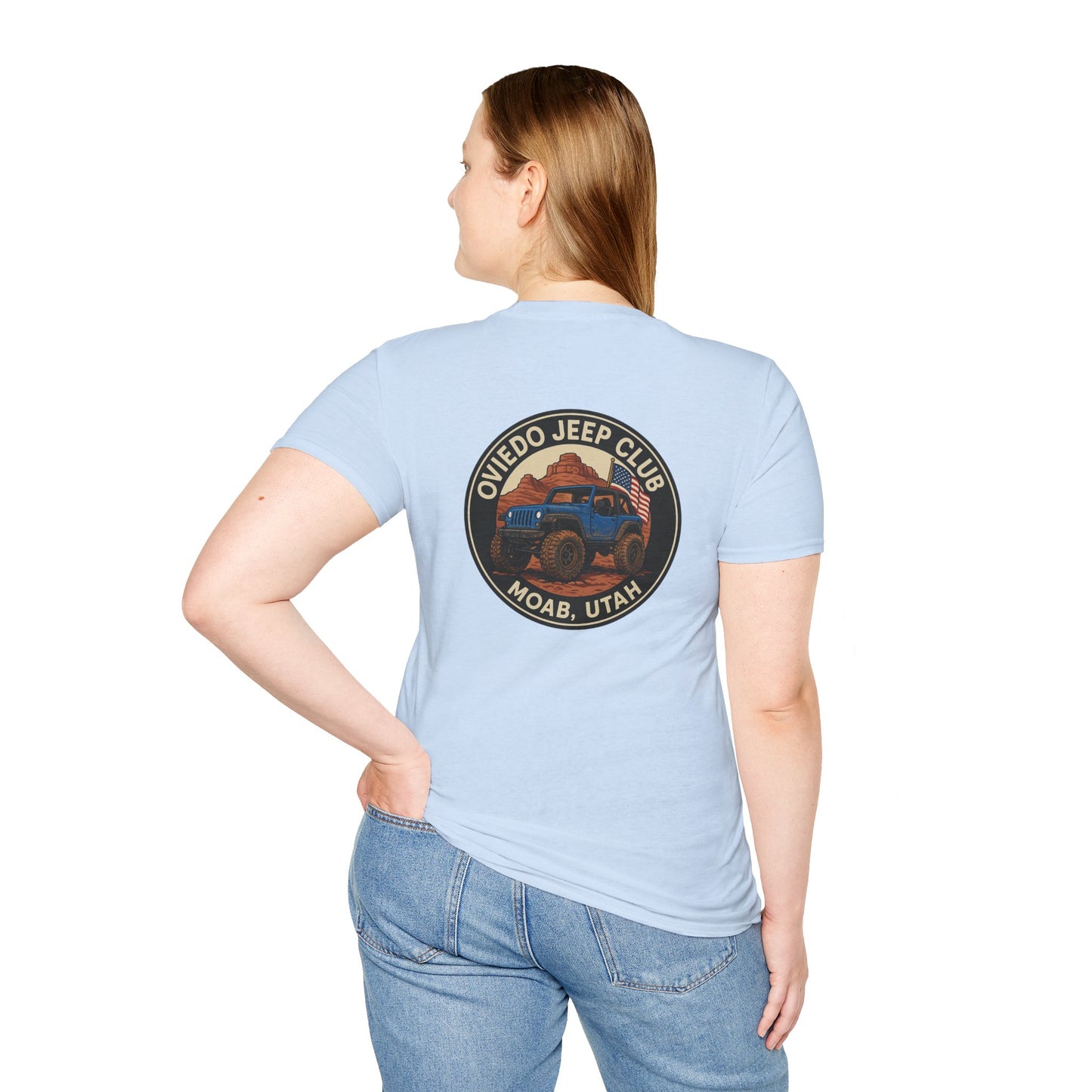Oviedo Jeep Club Adventure Jeep Club Softstyle Unisex Tee