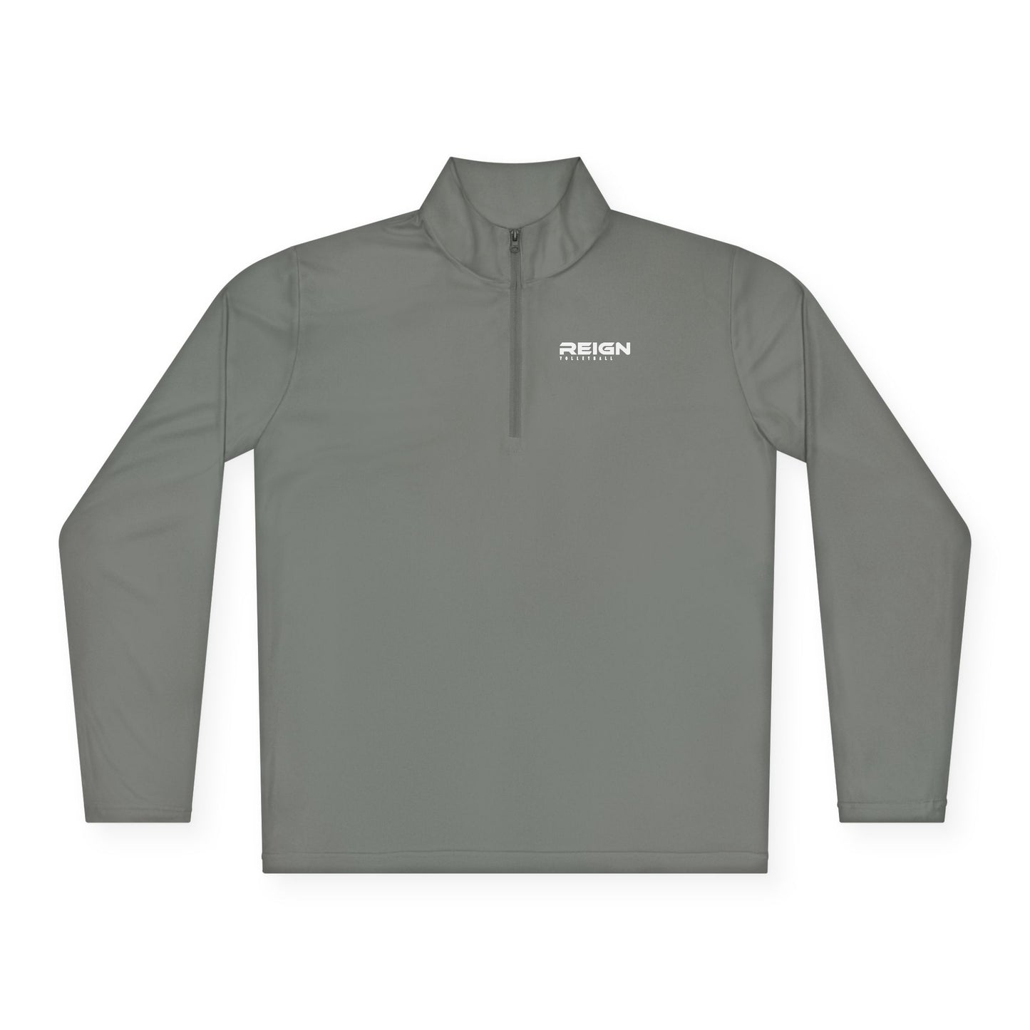 Reign Volleyball Quarter-Zip Pullover — Minimal 'weekend' Chest Logo Pullover