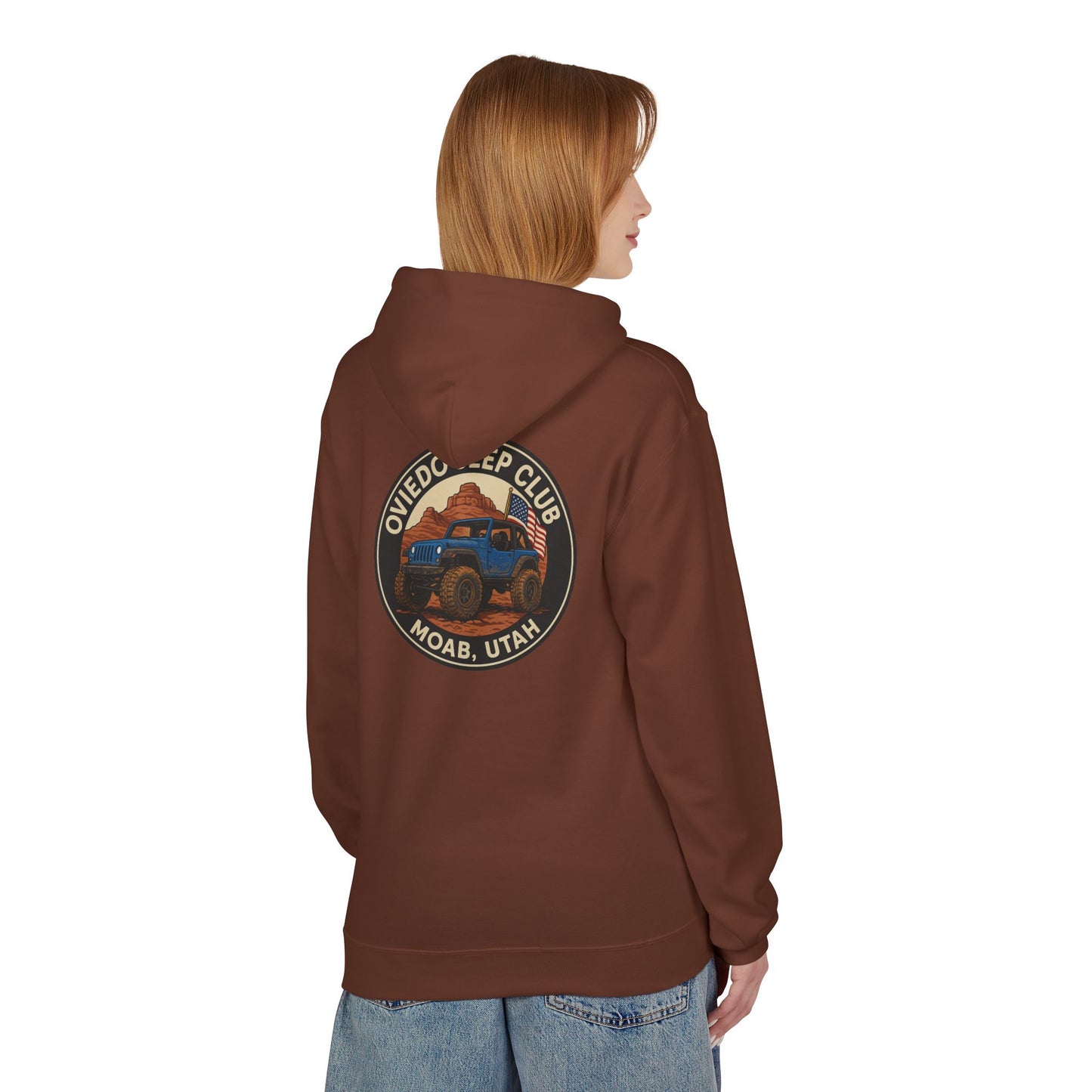 Oviedo Jeep Club Adventure Fleece Hoodie - Oviedo Jeep Club Outdoor Apparel for Jeep Lovers