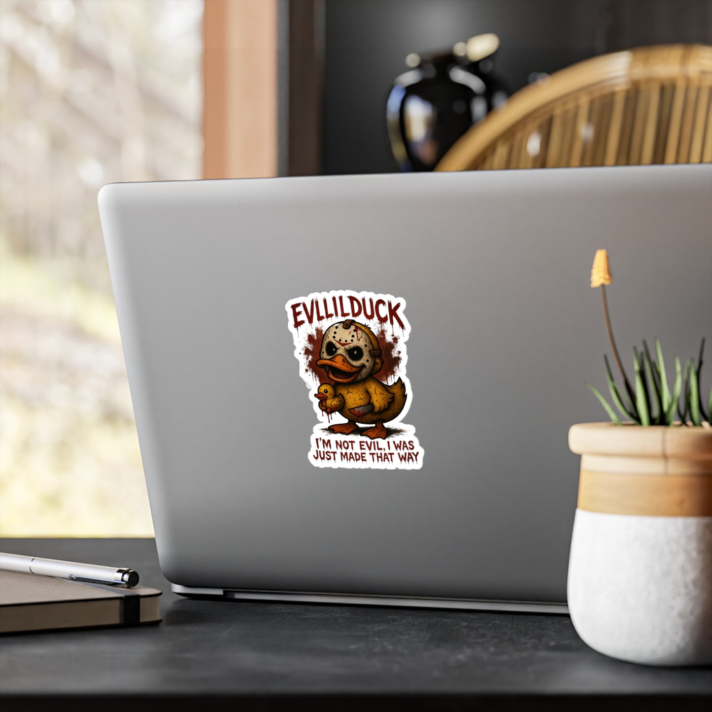 EVLLILDUCK Vinyl Decals - EVLLILDUCK Quirky Decor & Halloween Decorations