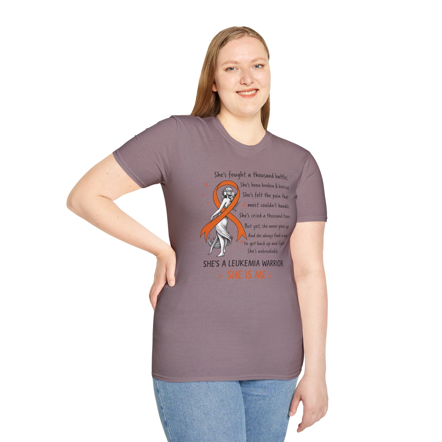 Leukemia Warrior T-Shirt - Unisex Softstyle Support Apparel