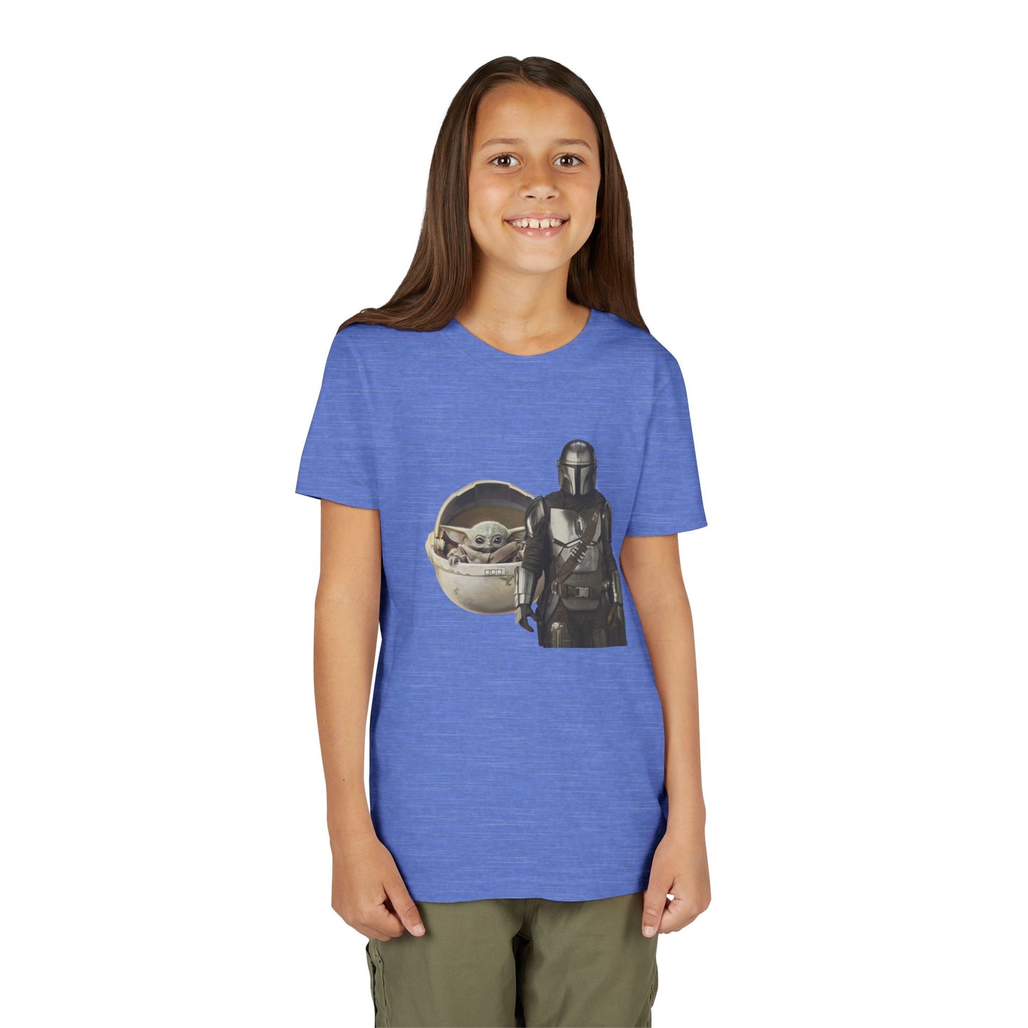 Kids Star Wars Inspired Youth Tee, Mandalorian T-Shirt, Grogu Shirt, Galaxy Adventure, Kids Summer Outfit, Birthday Gift