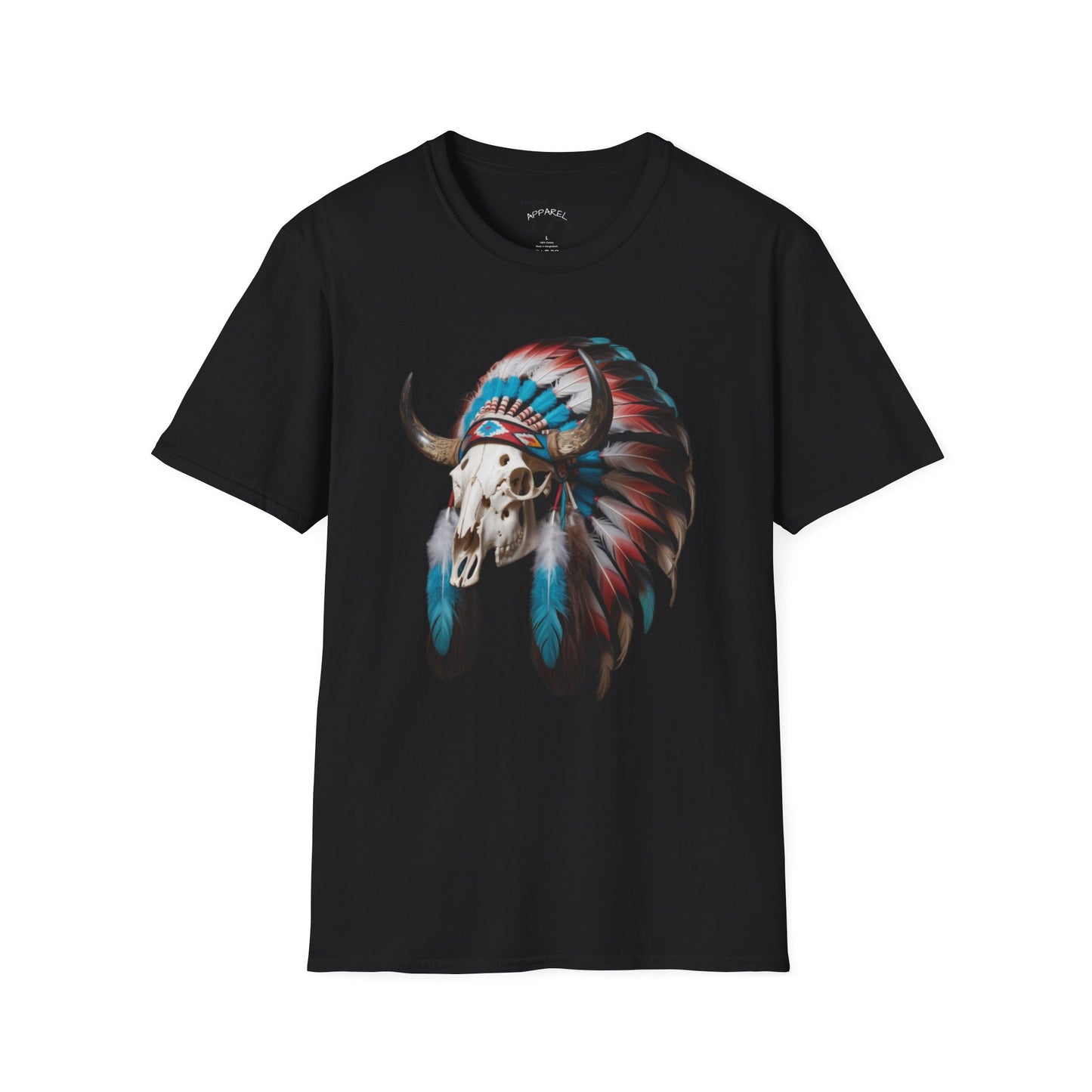 Native American Tribal Skull T-Shirt