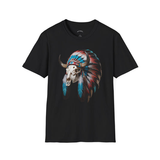Native American Tribal Skull T-Shirt