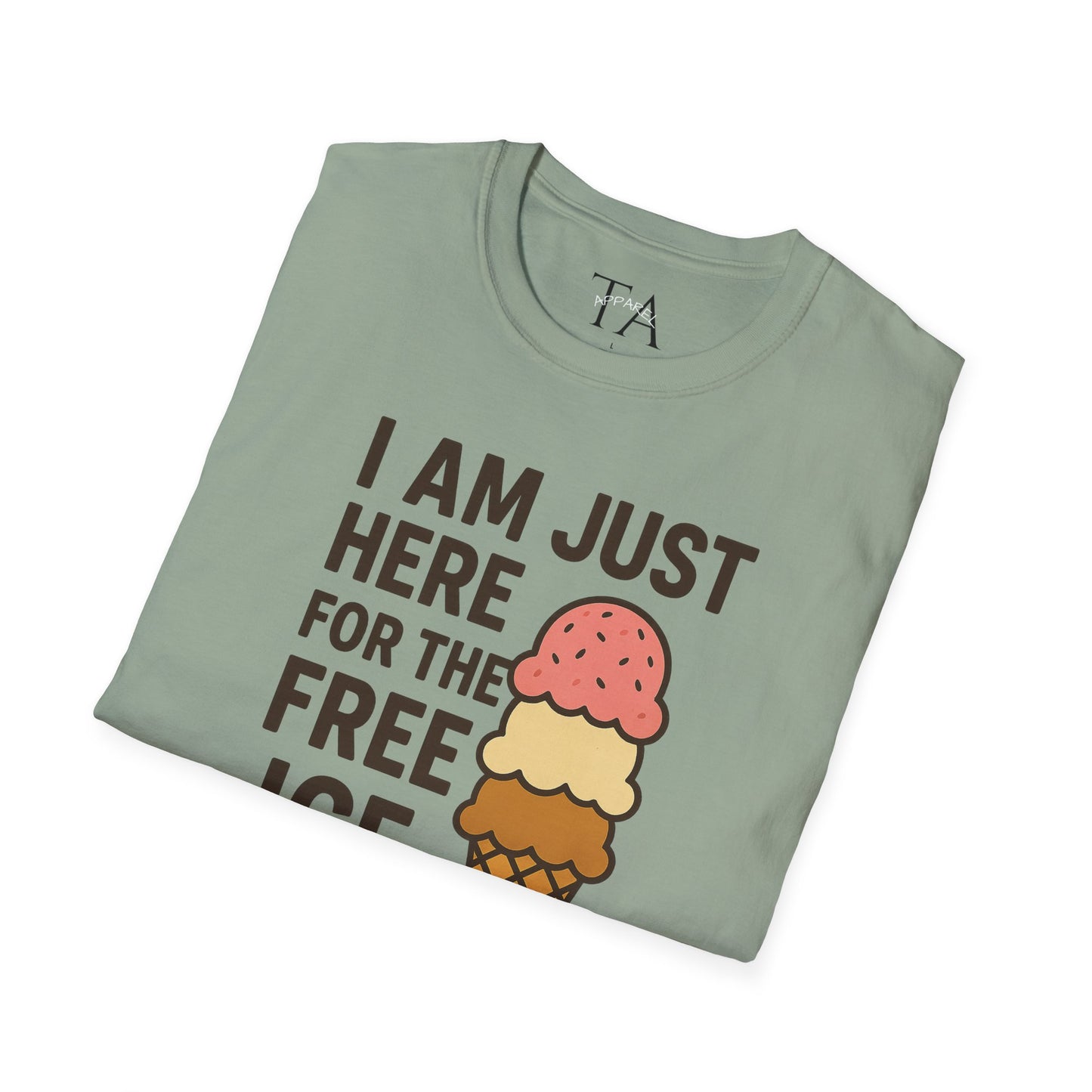 Ice Cream Lover's Unisex T-Shirt, Funny Graphic Tee, Summer Apparel, Sweet Treats Gift, Birthday Humor Shirt