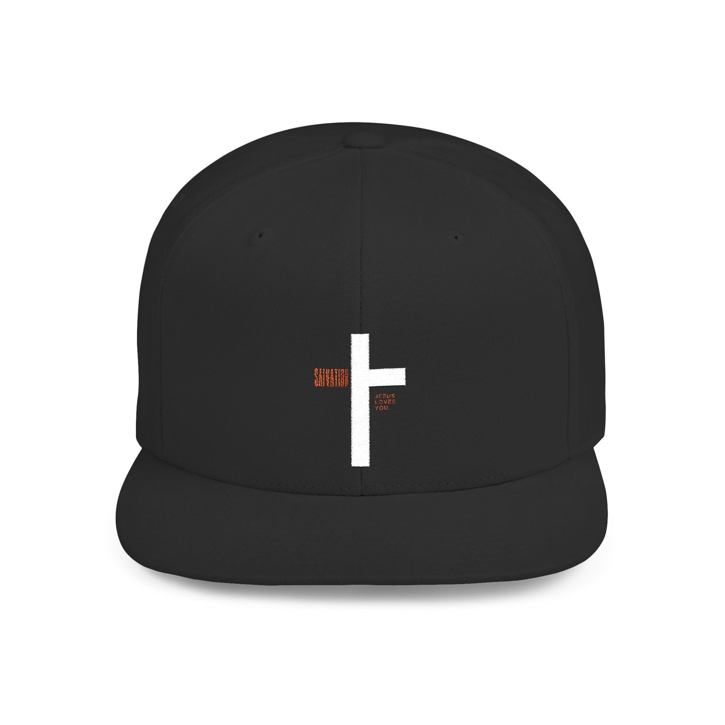 Snapback Hat with salvation cross