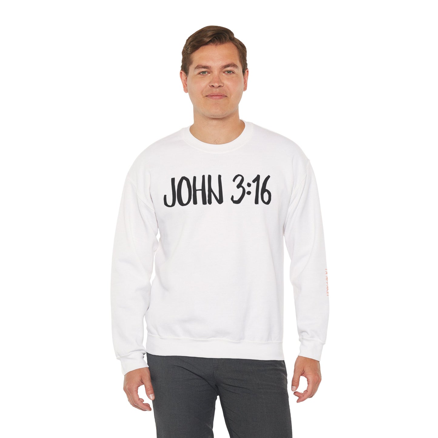 Faith Inspired John 3:16 Crewneck Sweatshirt