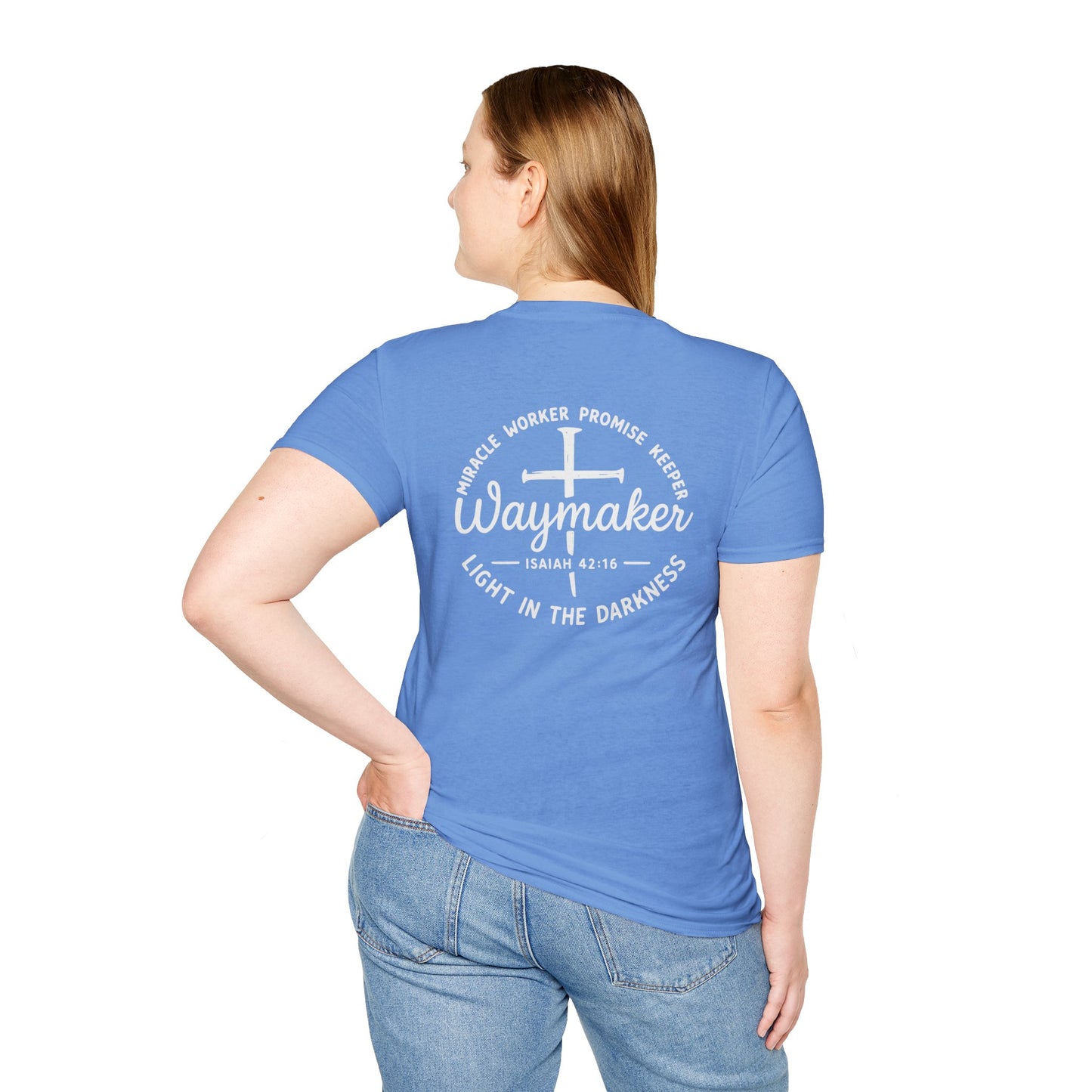 Faith Inspired Waymaker Registered Nurse Unisex Softstyle T-Shirt