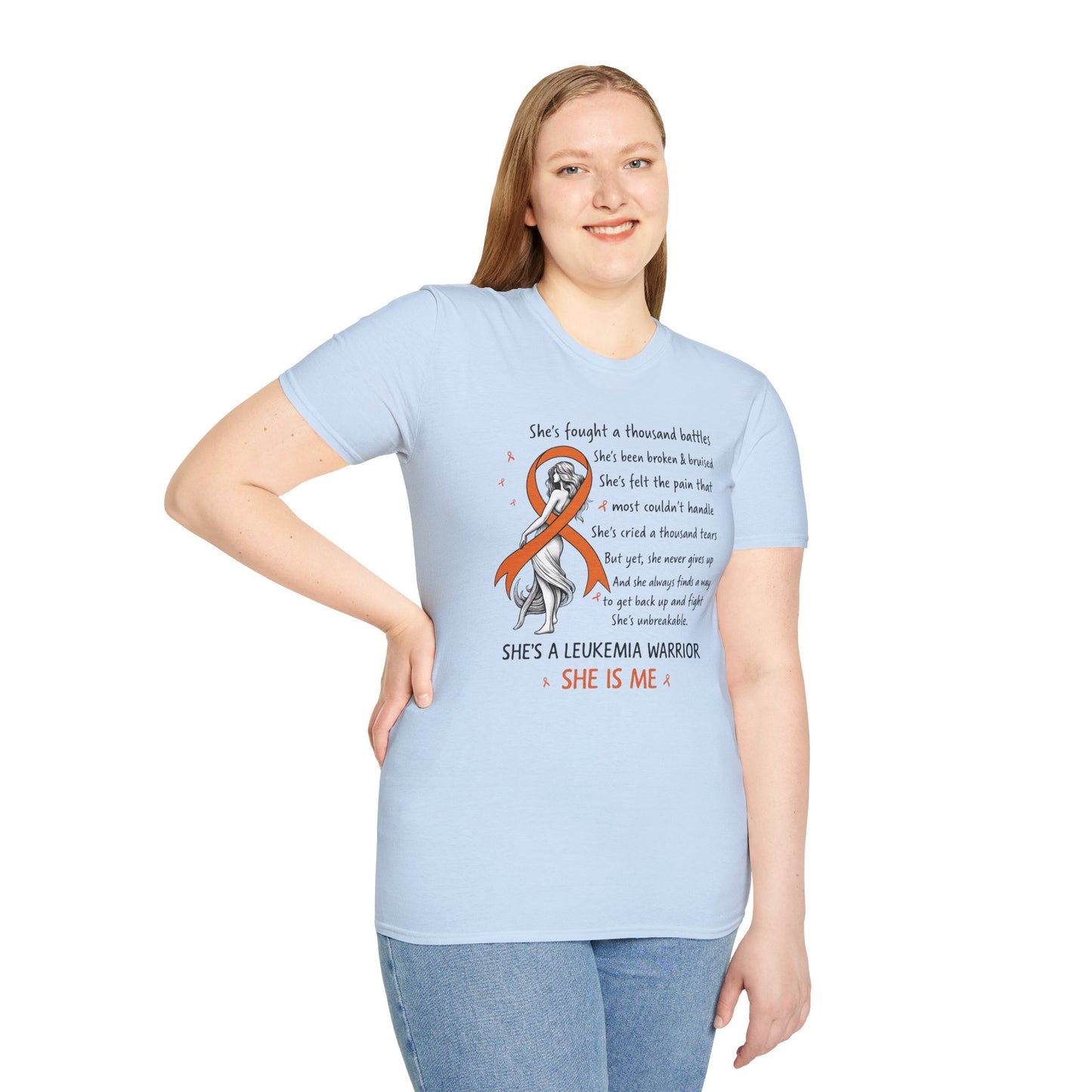 Leukemia Warrior T-Shirt - Unisex Softstyle Support Apparel