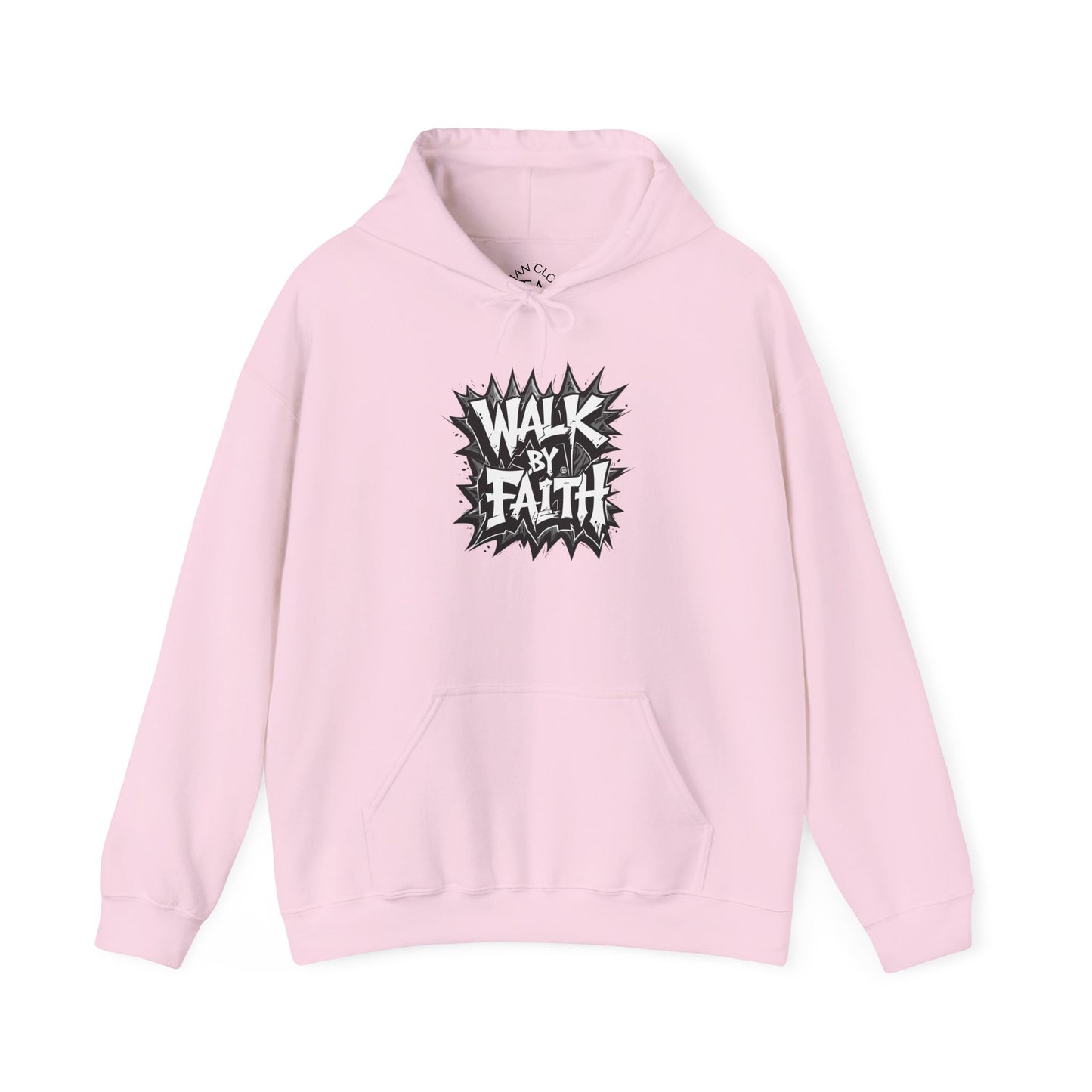Faith Inspired Unisex Walk by Faith Hoodie - Inspirational Unisex Sweatshirt, Faith Apparel, Cozy Casual Wear, Gift for Believers, Everyday Comfort