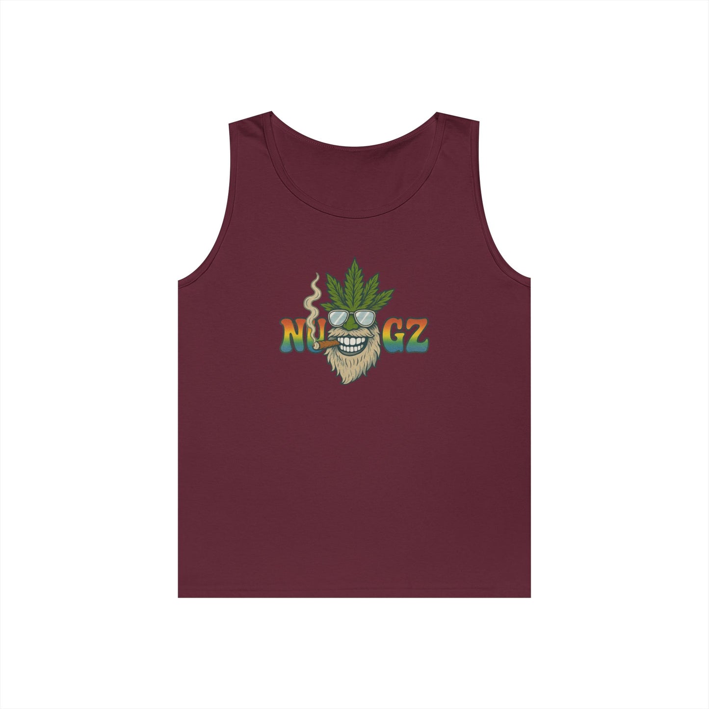 NUGZ Chill Vibes Tank Top | Retro Cannabis Design