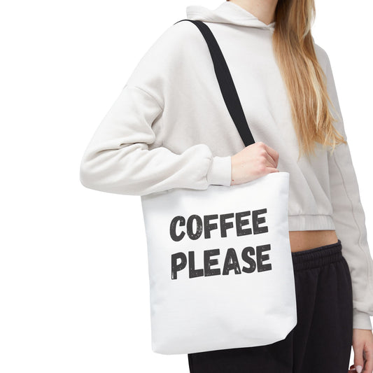 Coffee Lover Tote Bag - Perfect for Grocery, Beach, Books, Gift, Reusable Shopping