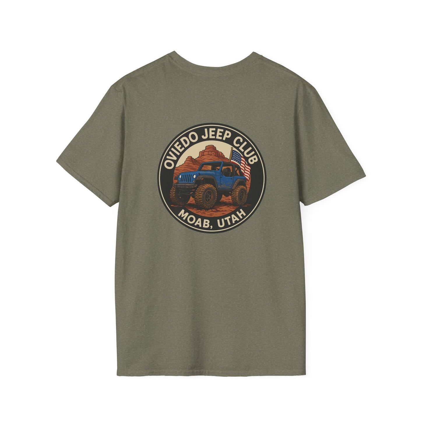 Oviedo Jeep Club Adventure Jeep Club Softstyle Unisex Tee