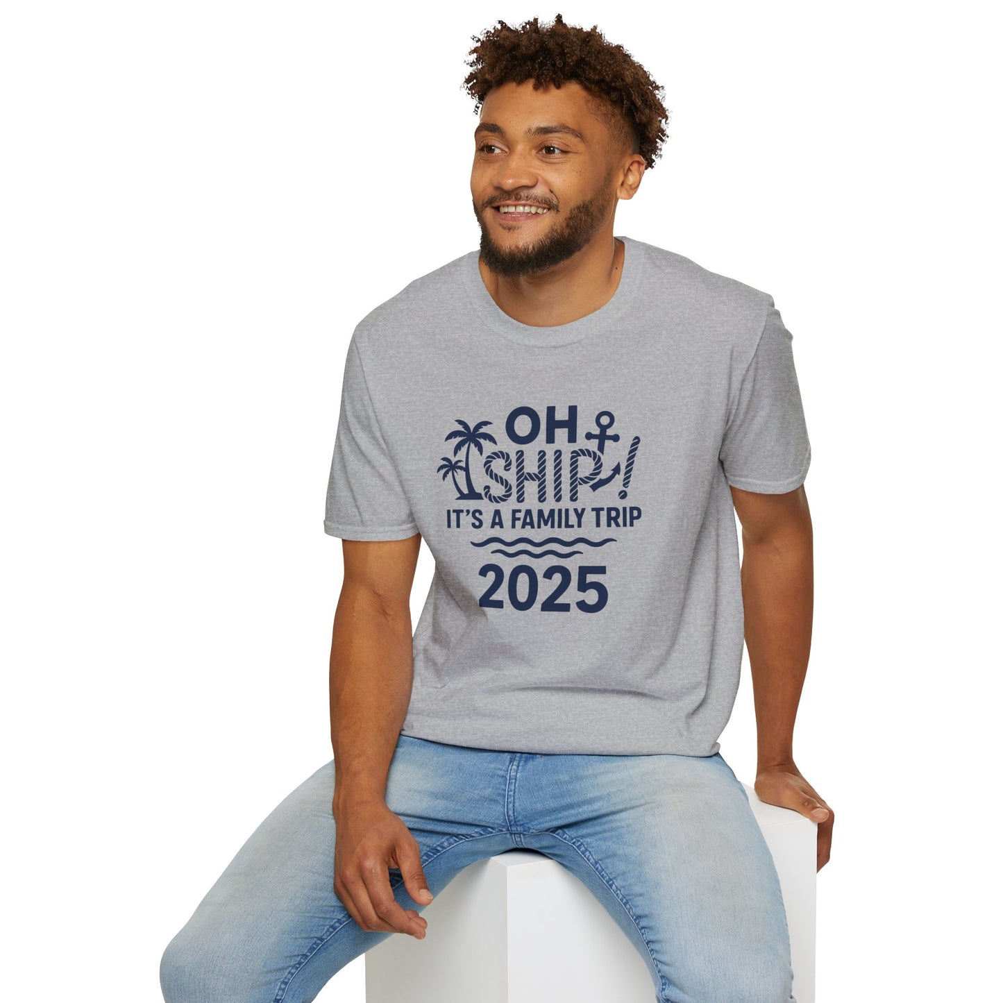 Family Cruise Vacation T-Shirt - Oh Ship, It's A Family Trip