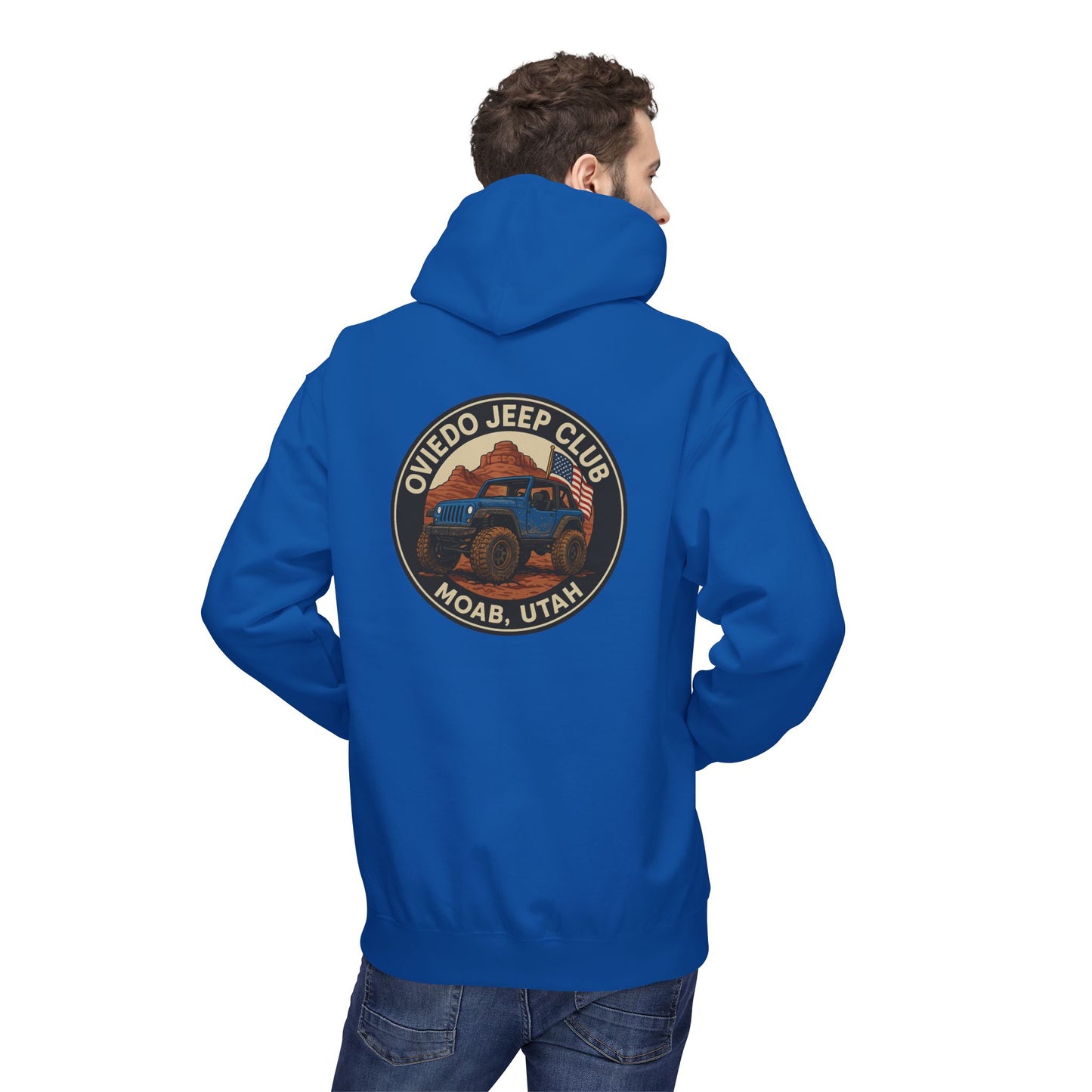 Oviedo Jeep Club Adventure Fleece Hoodie - Oviedo Jeep Club Outdoor Apparel for Jeep Lovers