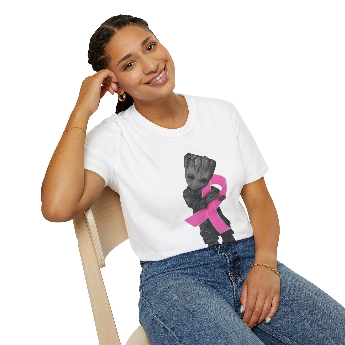 Breast Cancer Awareness Unisex T-Shirt, Groot Graphic Tee