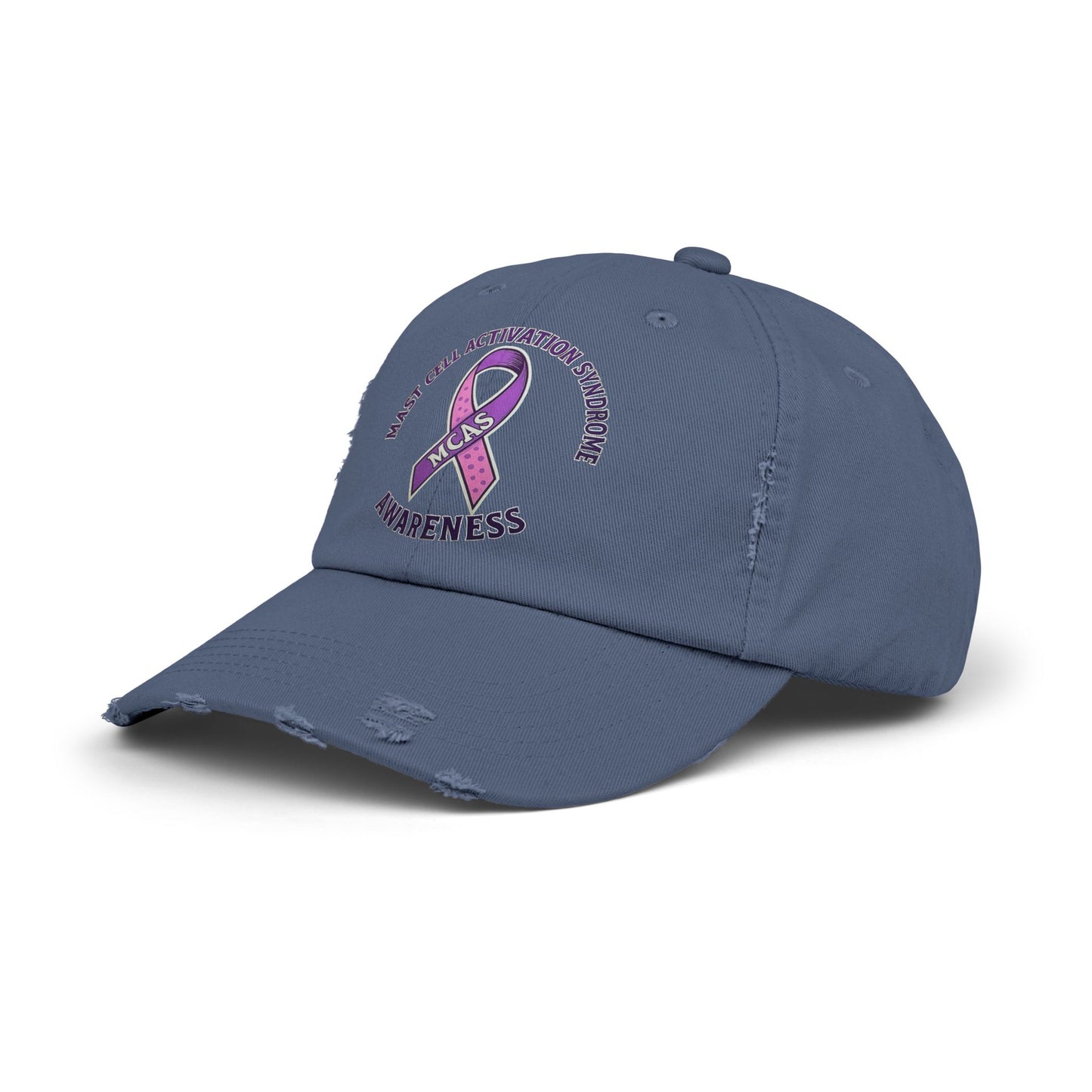 Mast Cell Activation Syndrome Unisex Distressed Awareness Hat