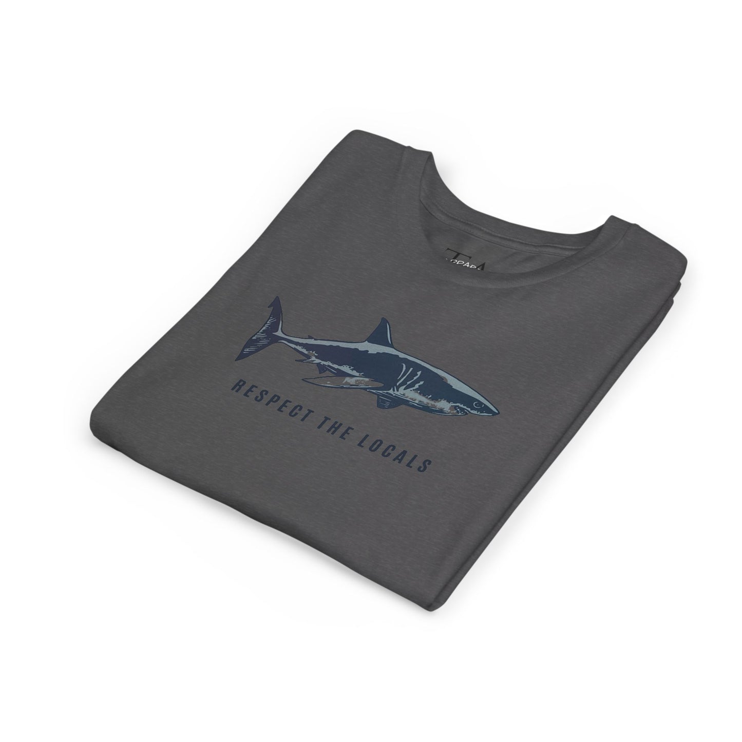 Kids Shark Youth Tee | Respect The Locals | Shark Lovers Shirt