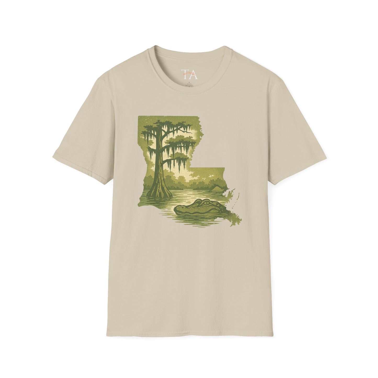 Louisiana Nature T-Shirt, Gift for Nature Lovers, Unisex Tee, Travel Souvenir, Outdoor Enthusiast Apparel, Urban Jungle Style