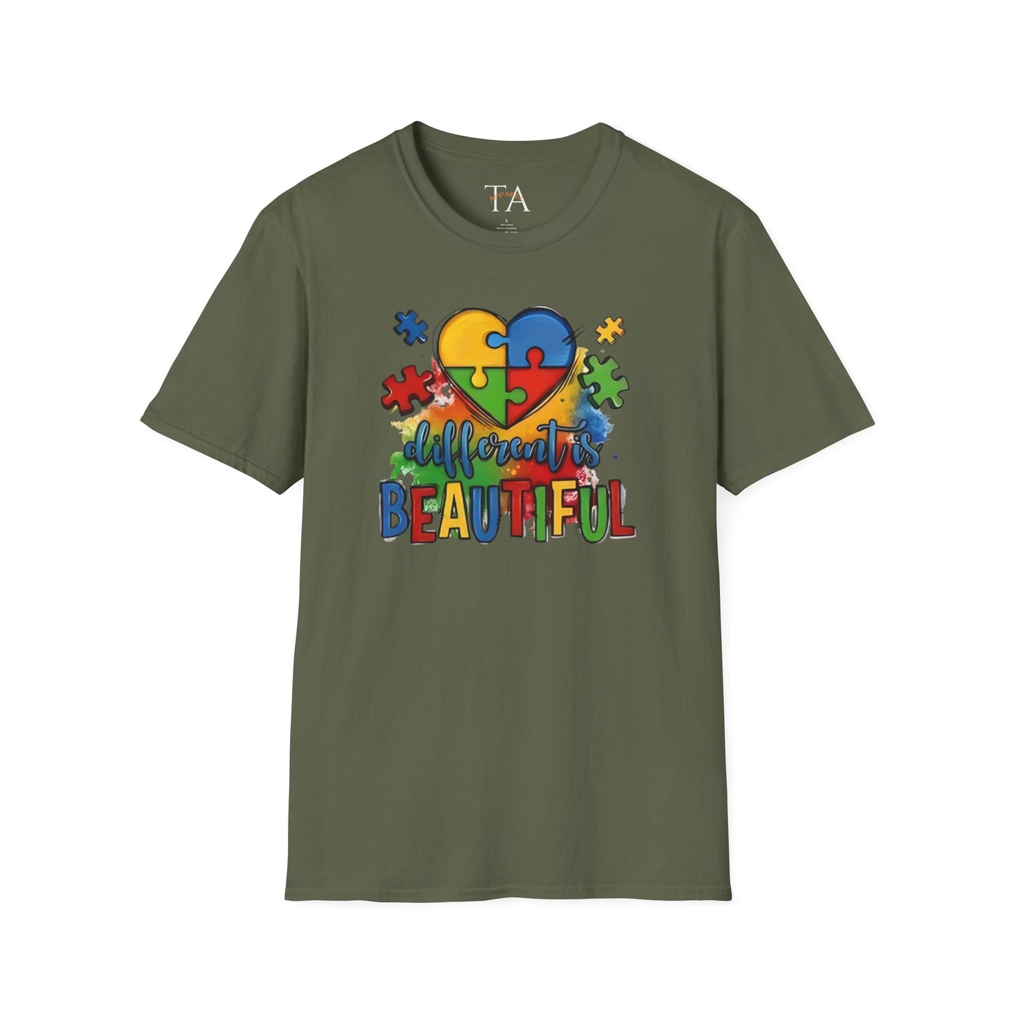 Autism Awareness Different is Beautiful T-Shirt