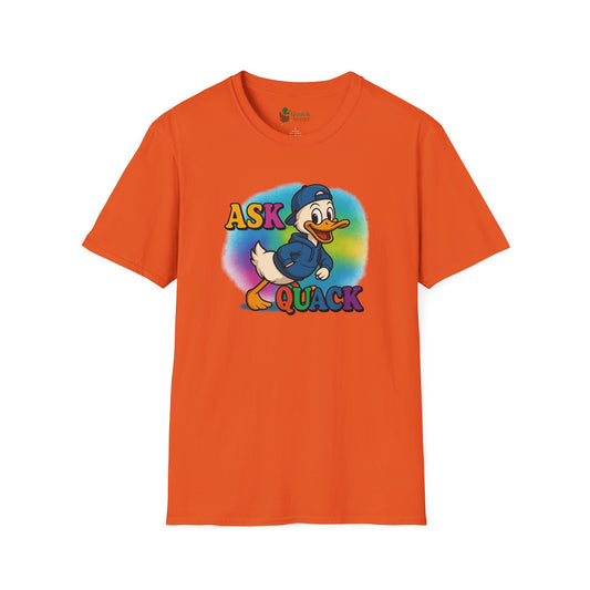 Ask Quack Quirky Duck Humor T-Shirt