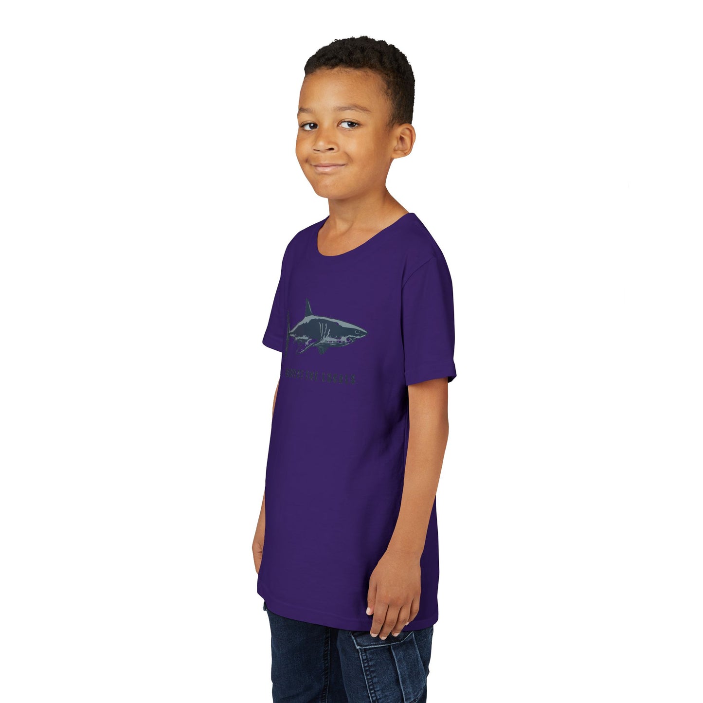 Kids Shark Youth Tee | Respect The Locals | Shark Lovers Shirt