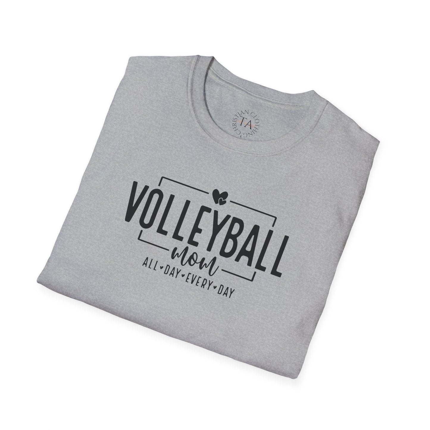Volleyball Tee - All Day Every Day, Sports Shirt, Casual Wear, Gift for Athletes, Summer Outfit