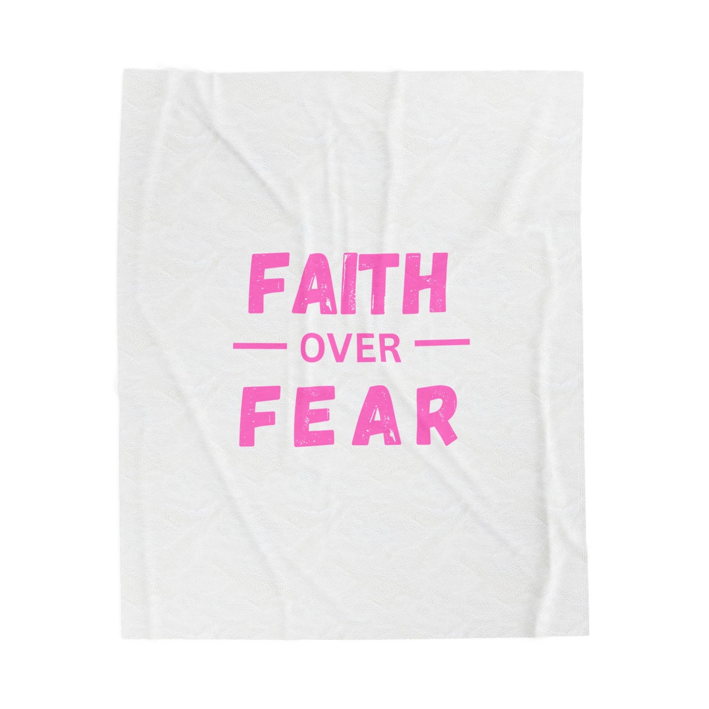 Faith Inspired Faith Over Fear Cozy Velveteen Plush Blanket with Motivational Quote - Perfect for Home Decor, Gifts, and Comfort, Faith over Fear, Inspirational [...]