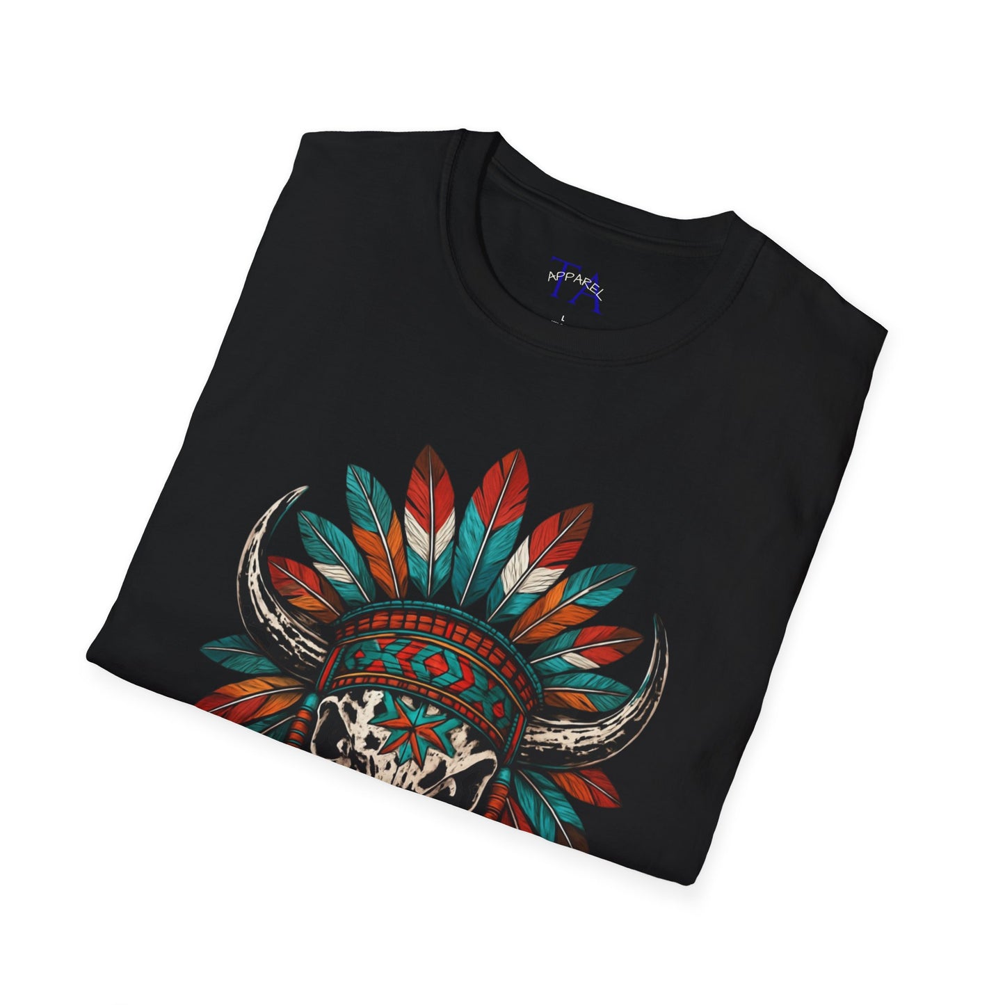Native American Bull Skull Unisex T-Shirt