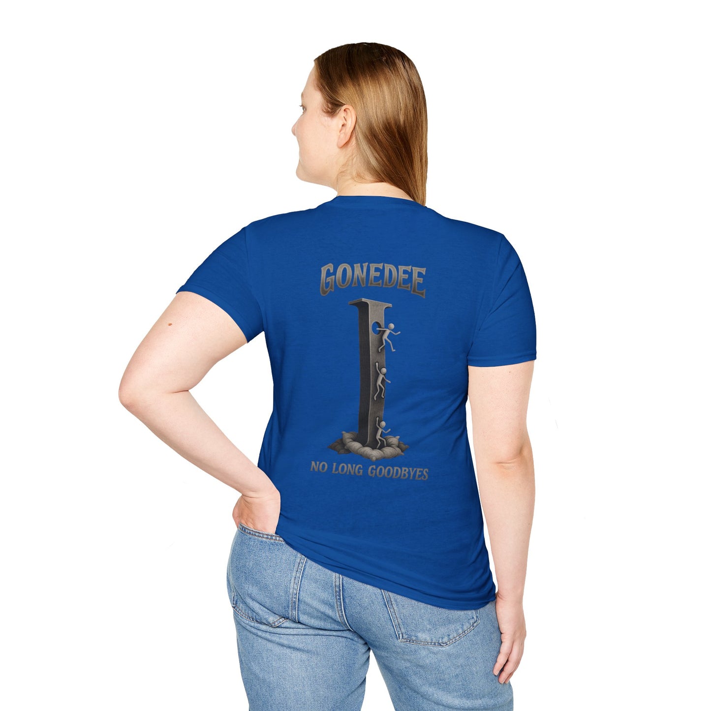Gonedee, No Long Goodbyes - Graphic Unisex Tee - Casual Comfort Shirt for Friends