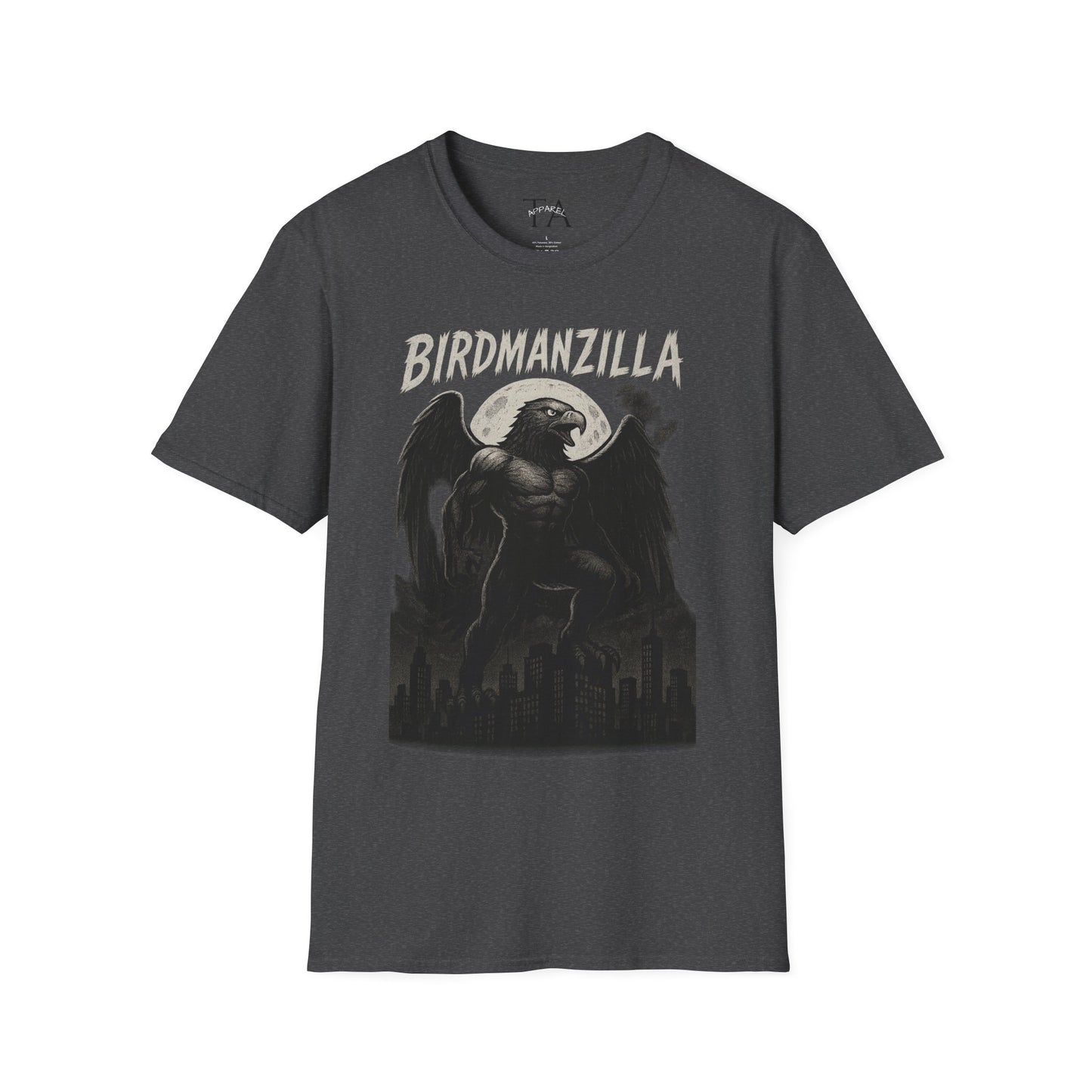 Birdmanzilla Graphic Tee - Unisex T-Shirt, Casual Wear, Unique Gift, Men's Fashion
