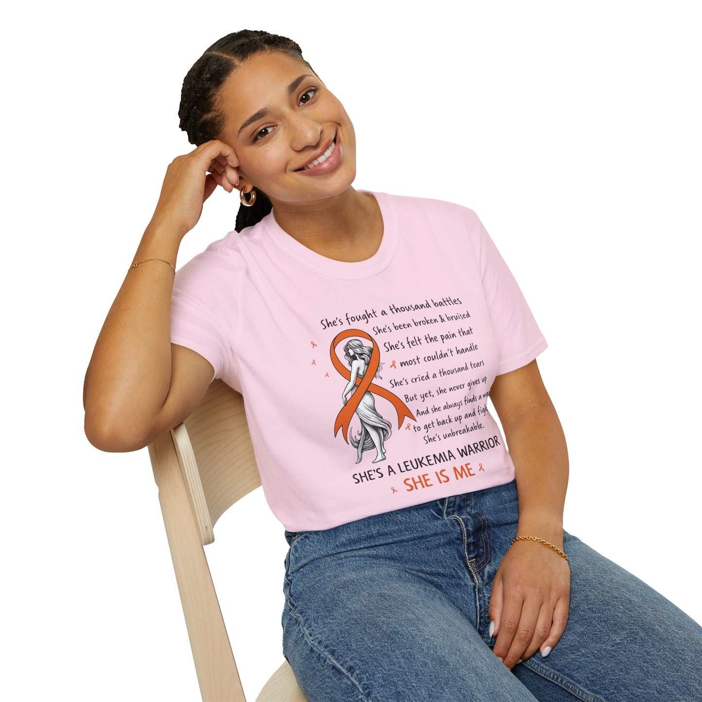 Leukemia Warrior T-Shirt - Unisex Softstyle Support Apparel