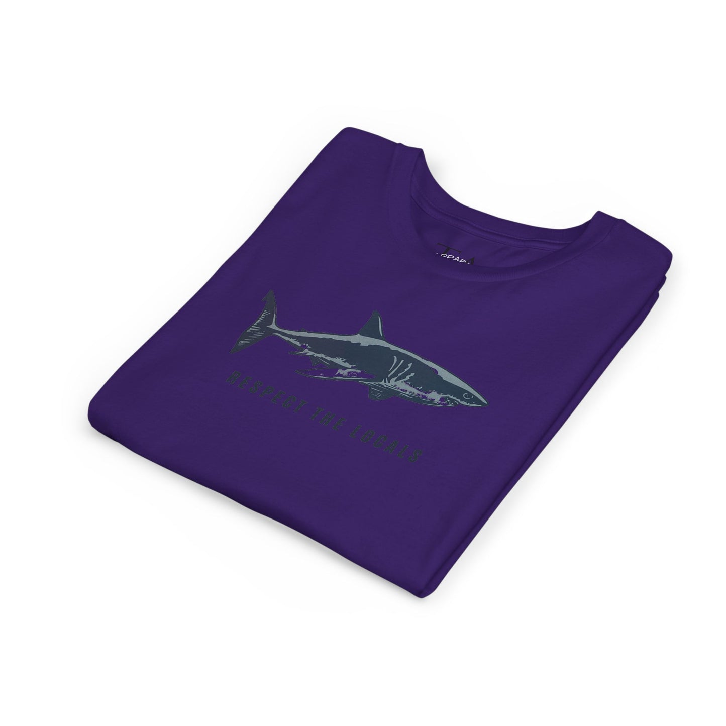 Kids Shark Youth Tee | Respect The Locals | Shark Lovers Shirt