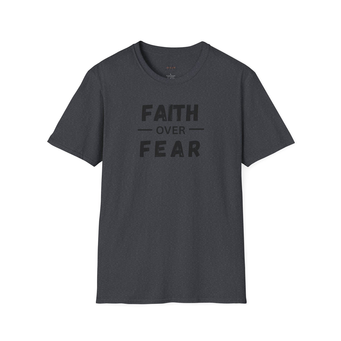 Faith Inspired Unisex T-Shirt - Faith Over Fear Design