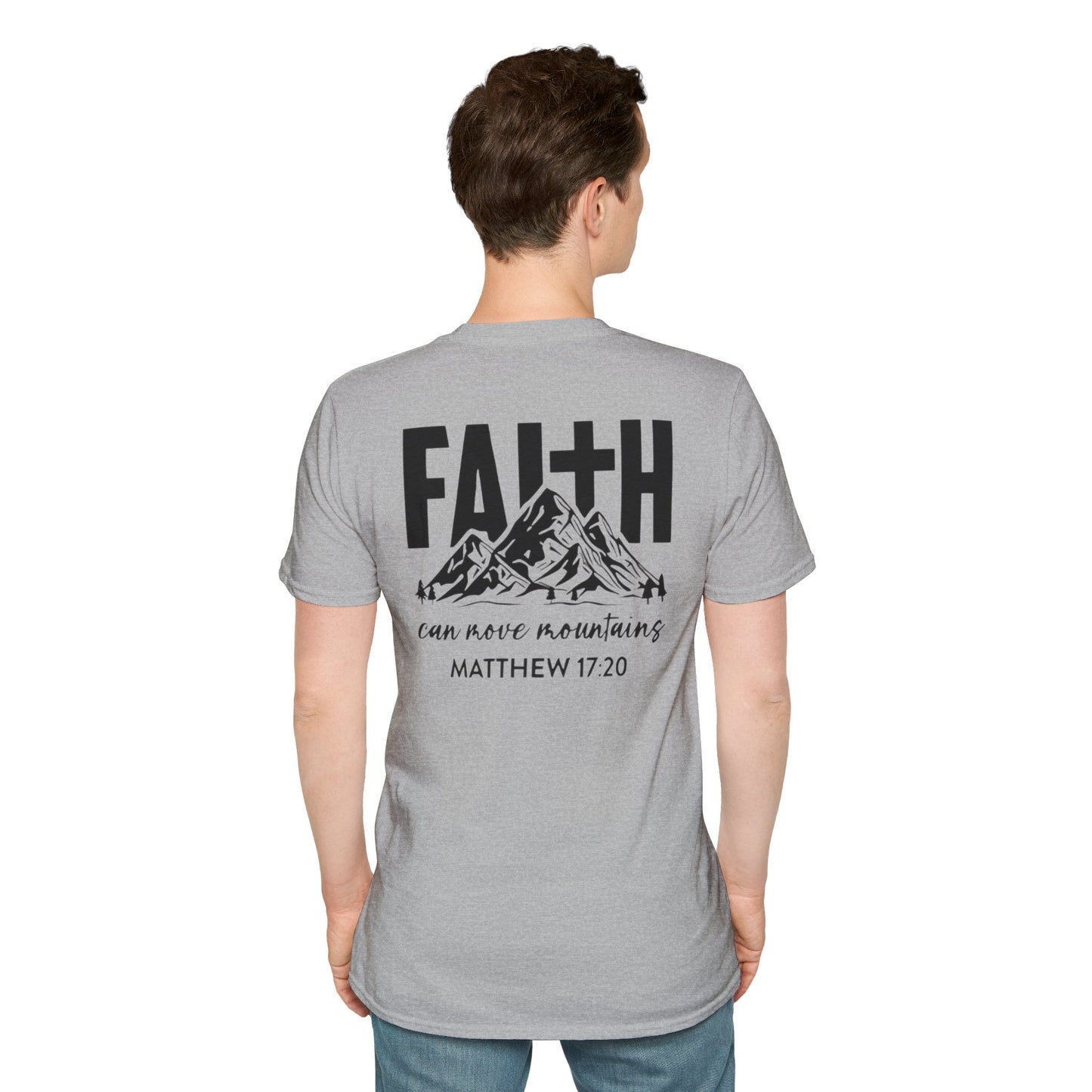 Faith-Inspired Unisex T-Shirt - Motivational Tee - Faith Can Move Mountains