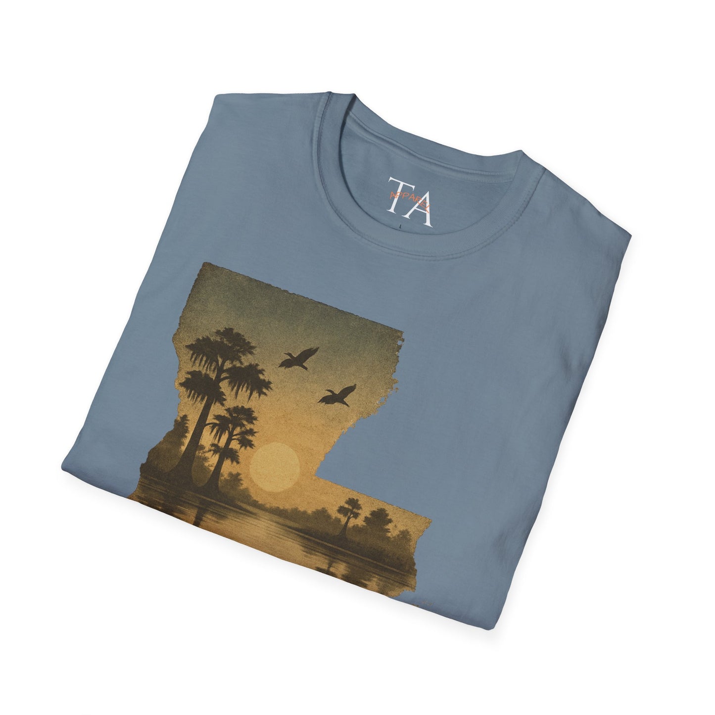 Louisiana Sunset Unisex T-Shirt - Souvenir Tee for Nature Lovers and Lake Life Enthusiasts