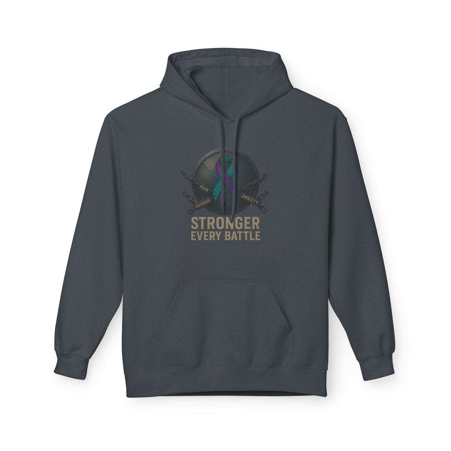 Fragile X Empowering Strength Hoodie - Unisex Midweight Softstyle Fleece, Casual Wear, Motivational Gift, Workout Fashion, Everyday Comfort