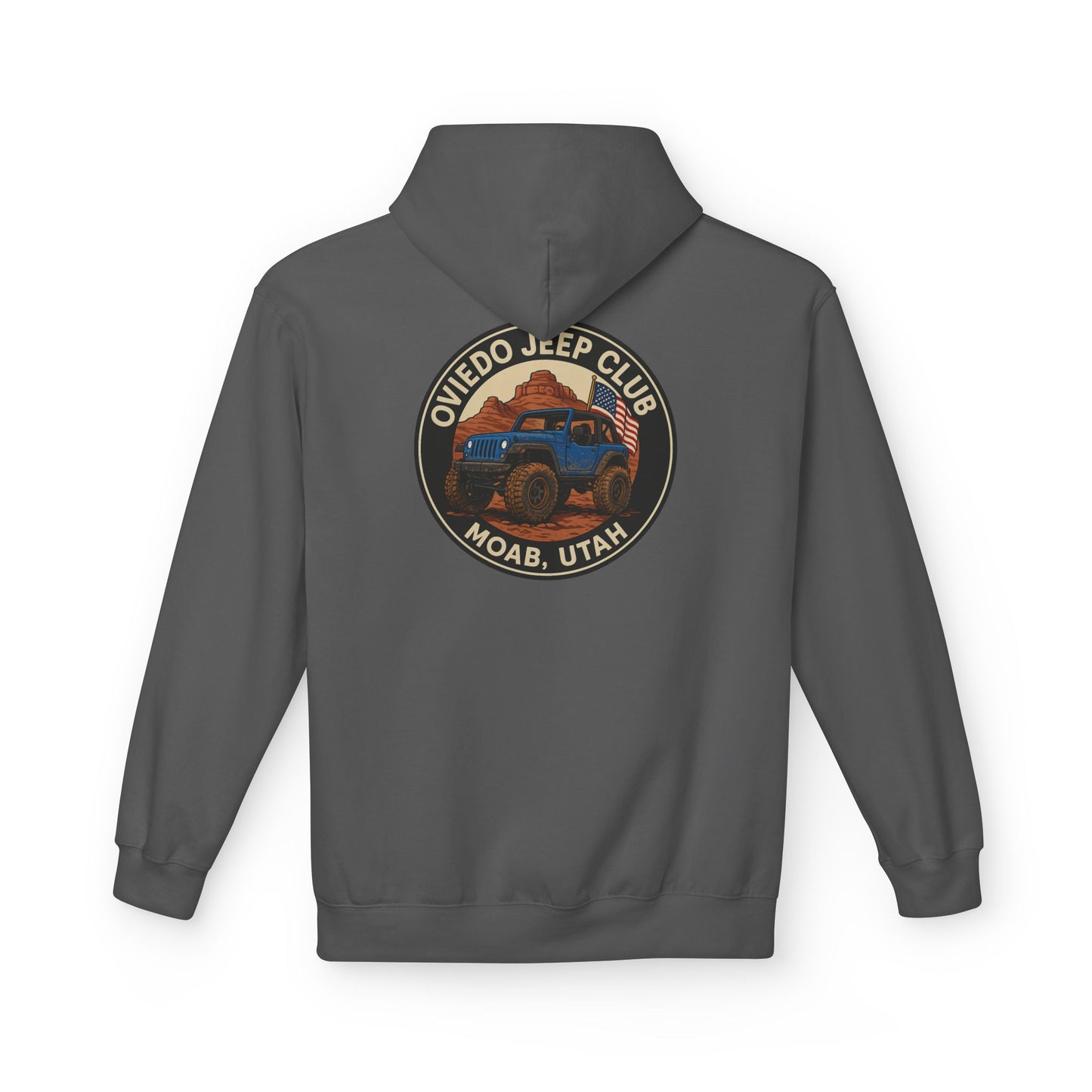 Oviedo Jeep Club Adventure Fleece Hoodie - Oviedo Jeep Club Outdoor Apparel for Jeep Lovers