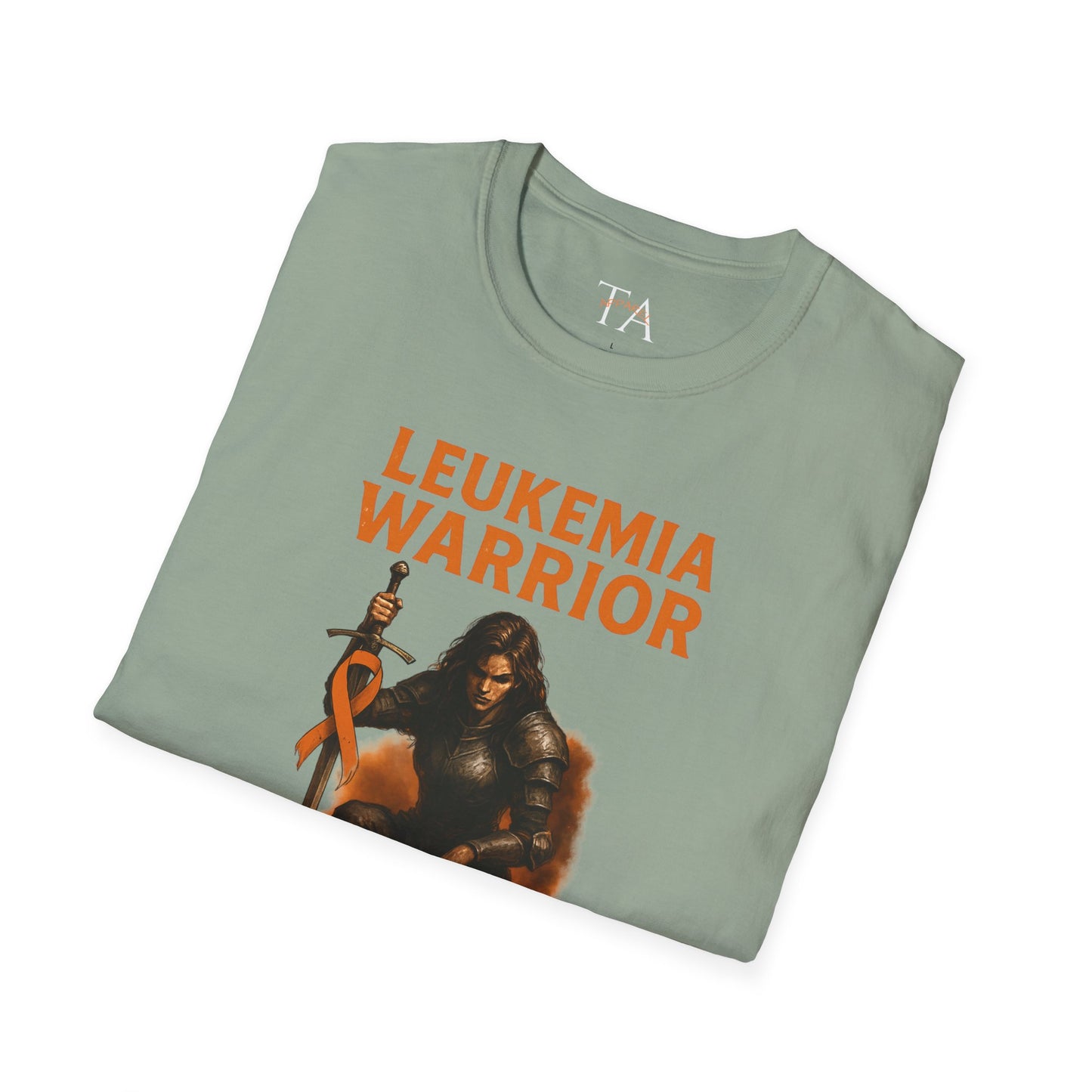 Leukemia Warrior T-Shirt - Unisex Softstyle Tee - Unbreakable, Unshakable, Unstoppable