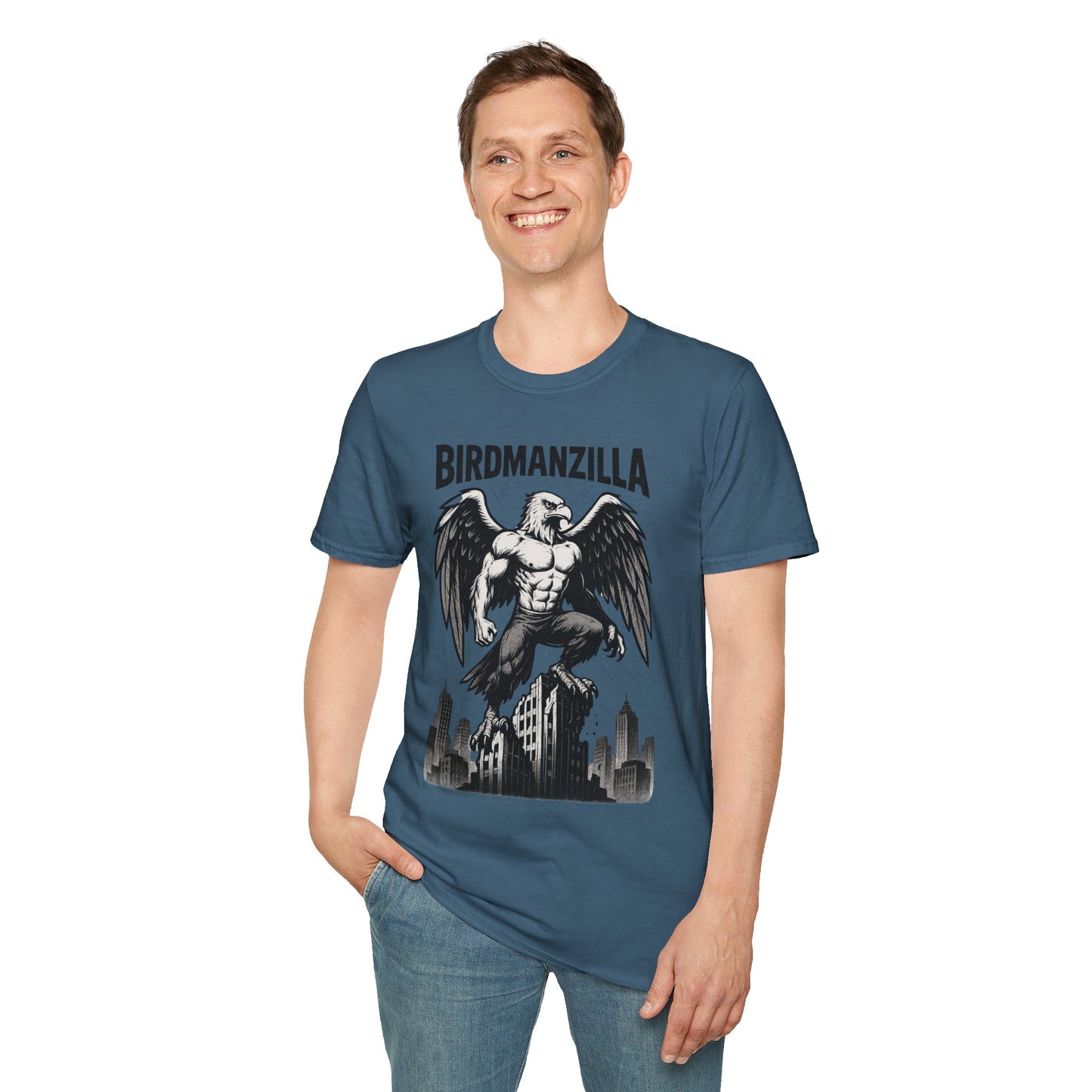 Birdmanzilla Graphic Tee - Unisex T-Shirt, Casual Wear, Unique Gift, Men's Fashion